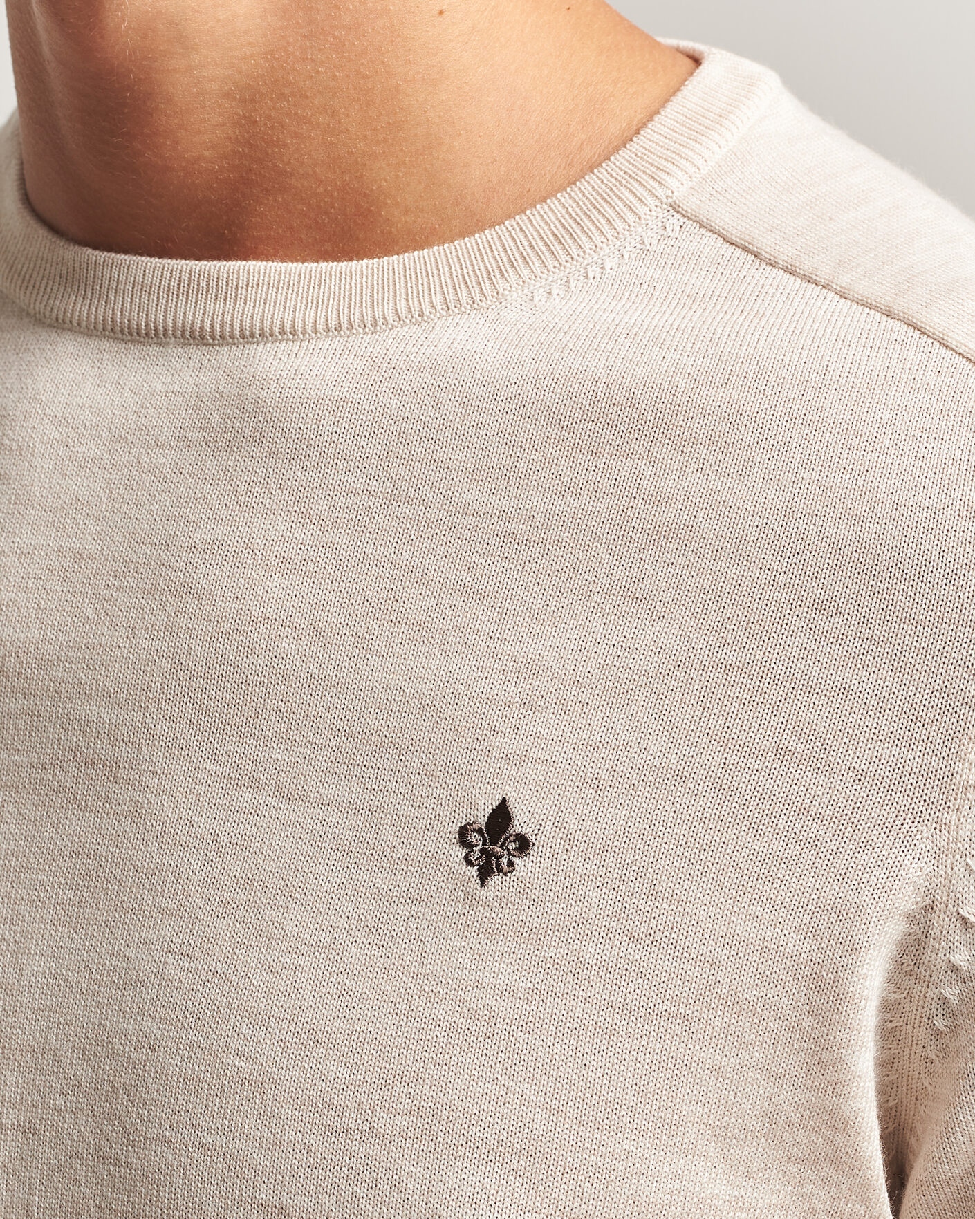 Herre | Gensere | Morris | Merino O-Neck Off White