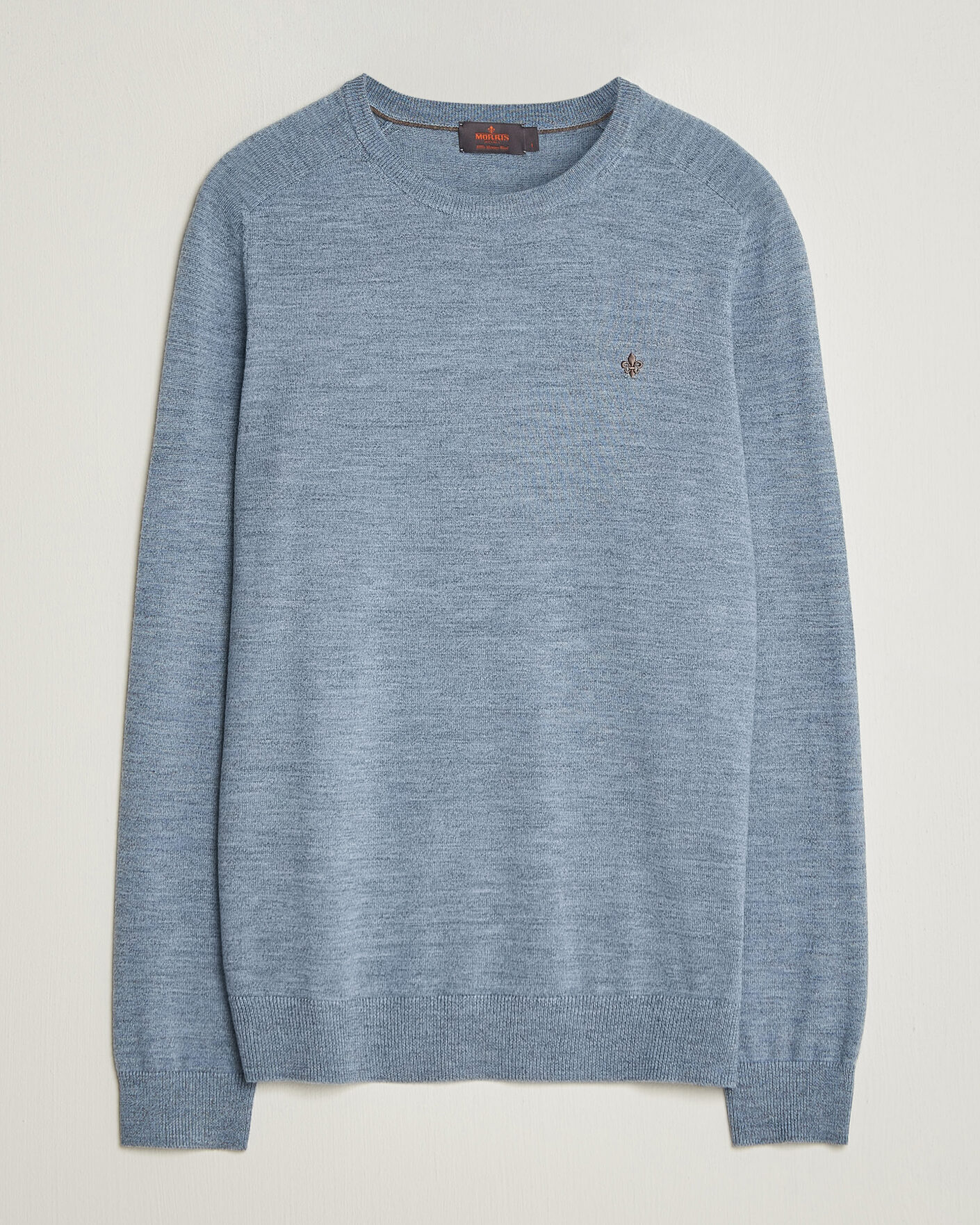 Herre | Gensere | Morris | Merino O-Neck Light Blue