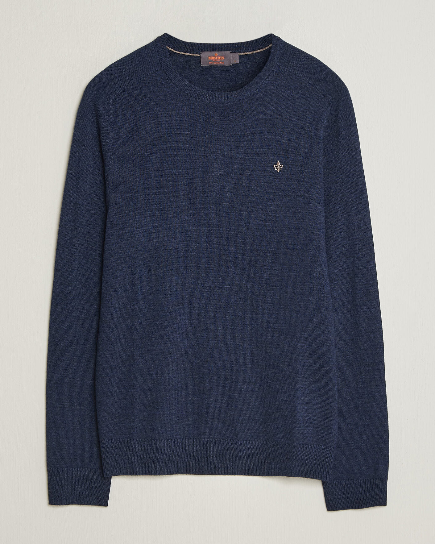 Herre | Gensere | Morris | Merino O-Neck Navy
