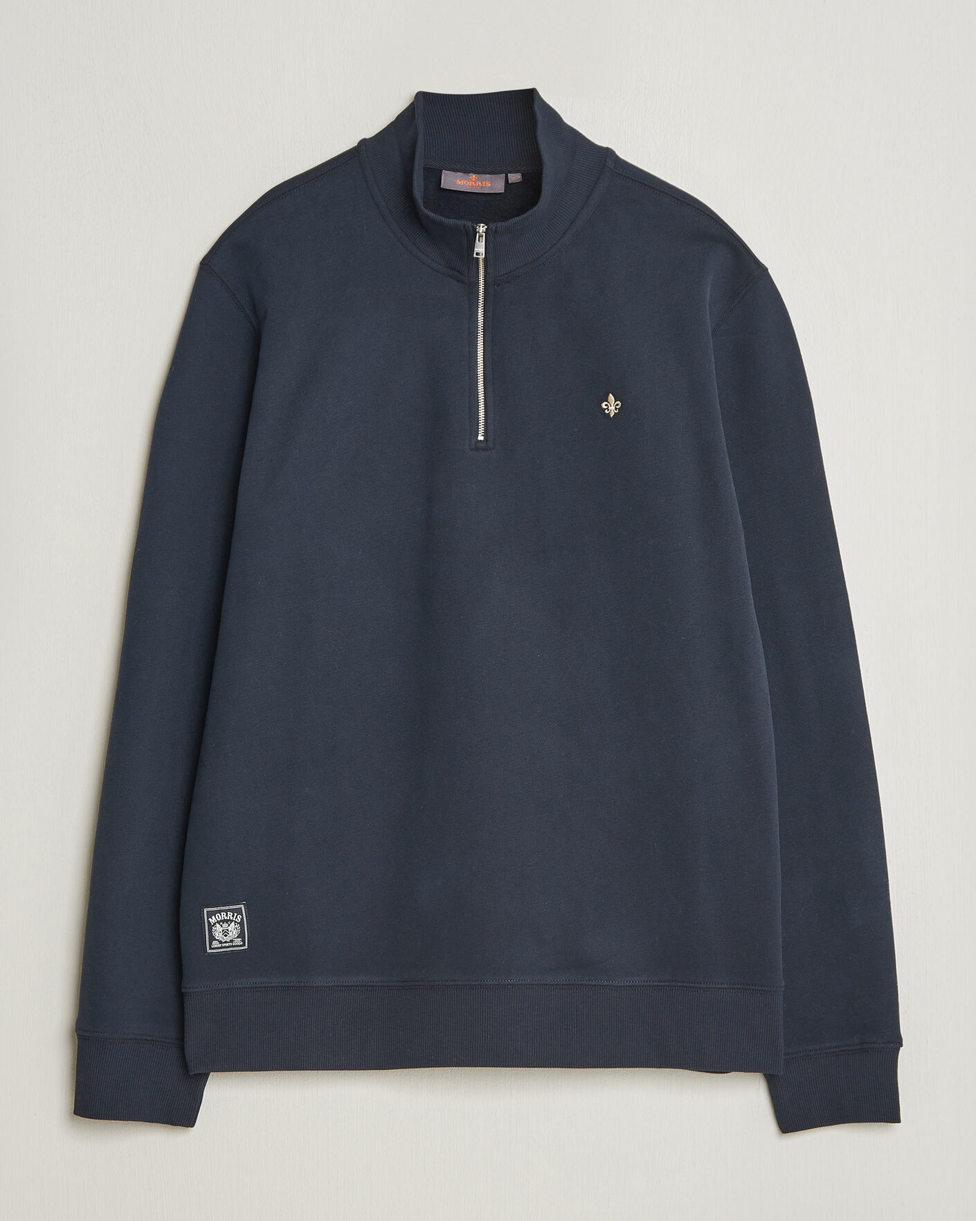 Herre | Gensere | Morris | Brandon Lily Half Zip Old Blue