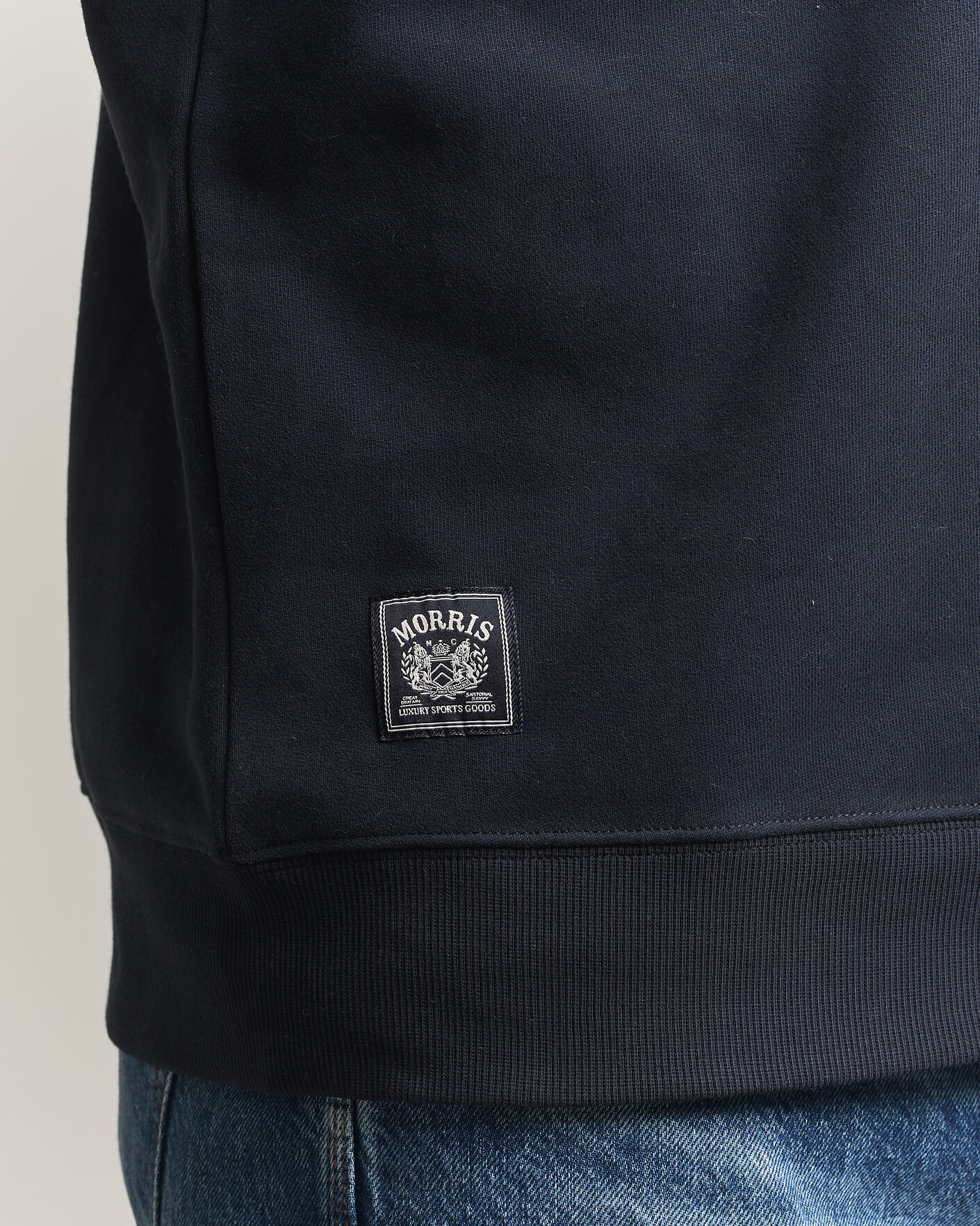 Herre | Gensere | Morris | Brandon Lily Half Zip Old Blue