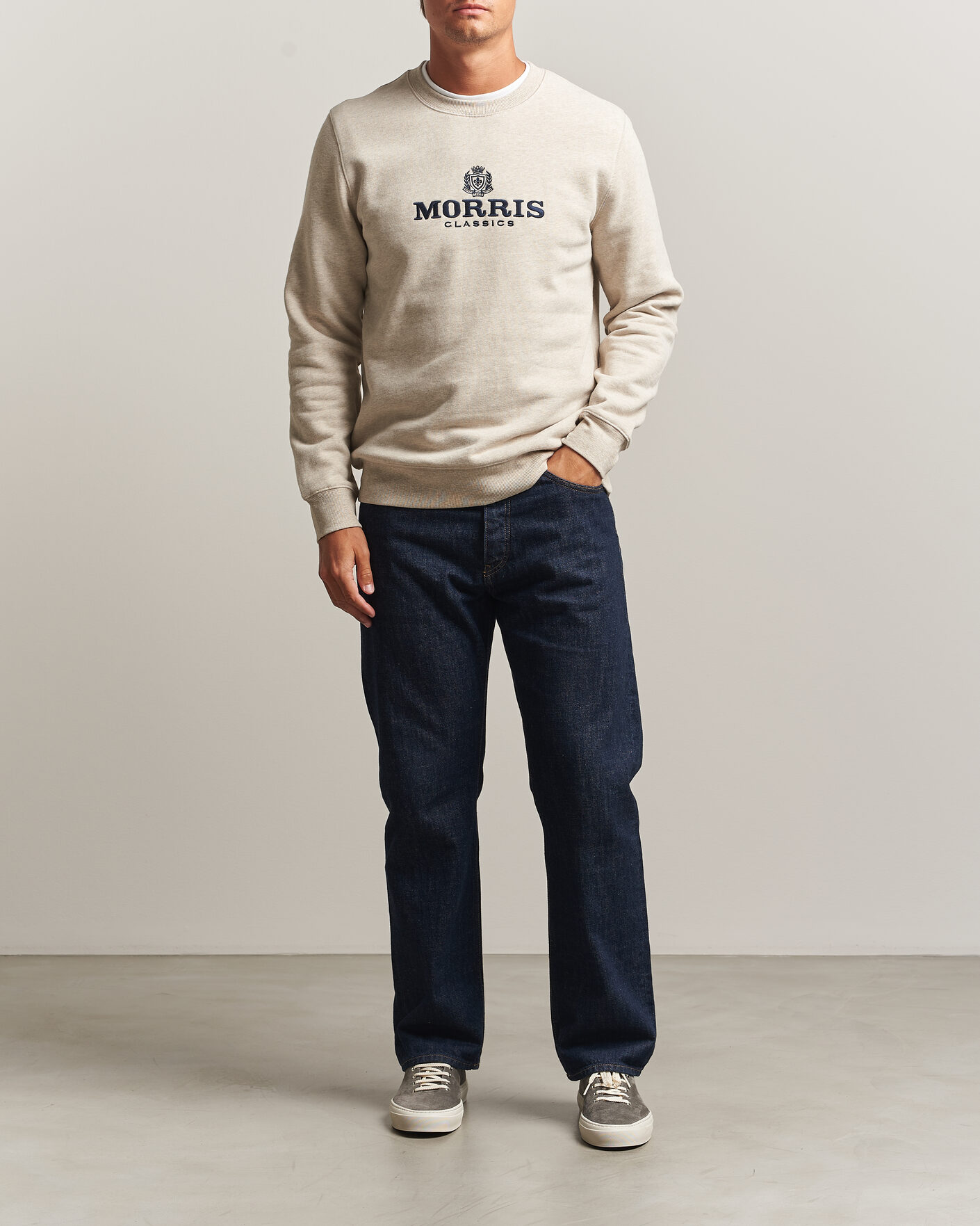Herre | Gensere | Morris | Brian Sweatshirt Khaki