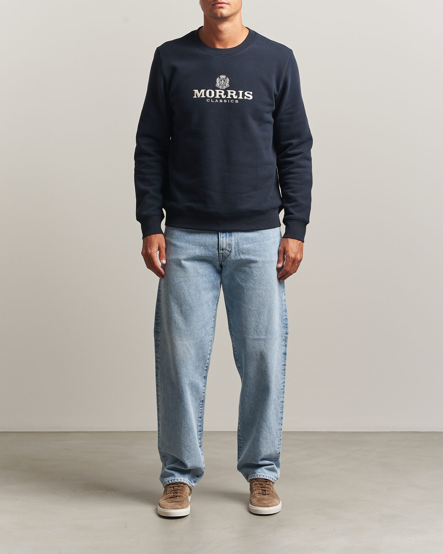 Herre | Gensere | Morris | Brian Sweatshirt Old Blue