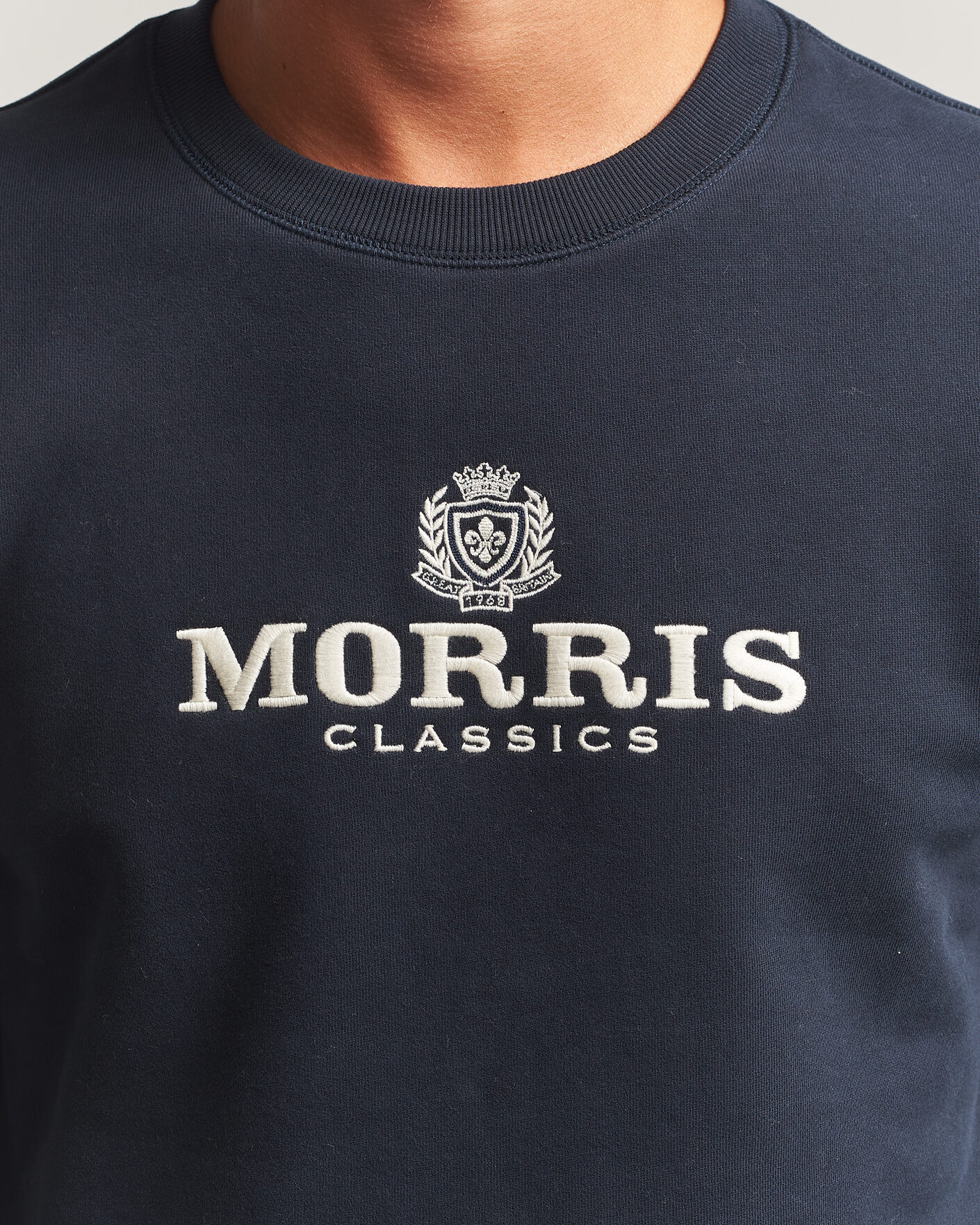 Herre | Gensere | Morris | Brian Sweatshirt Old Blue