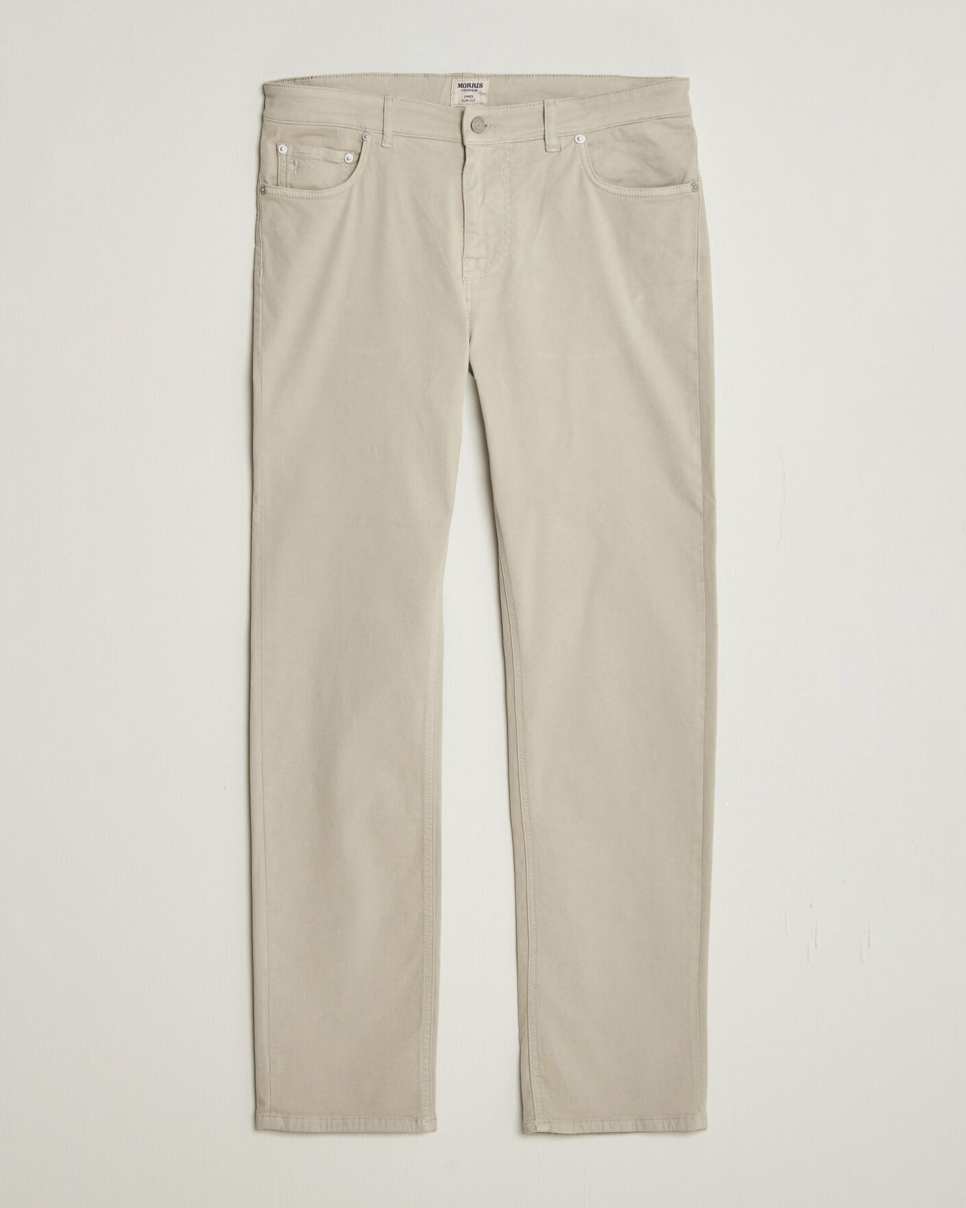 Herre | Bukser | Morris | James Brushed 5-Pocket Pant Khaki