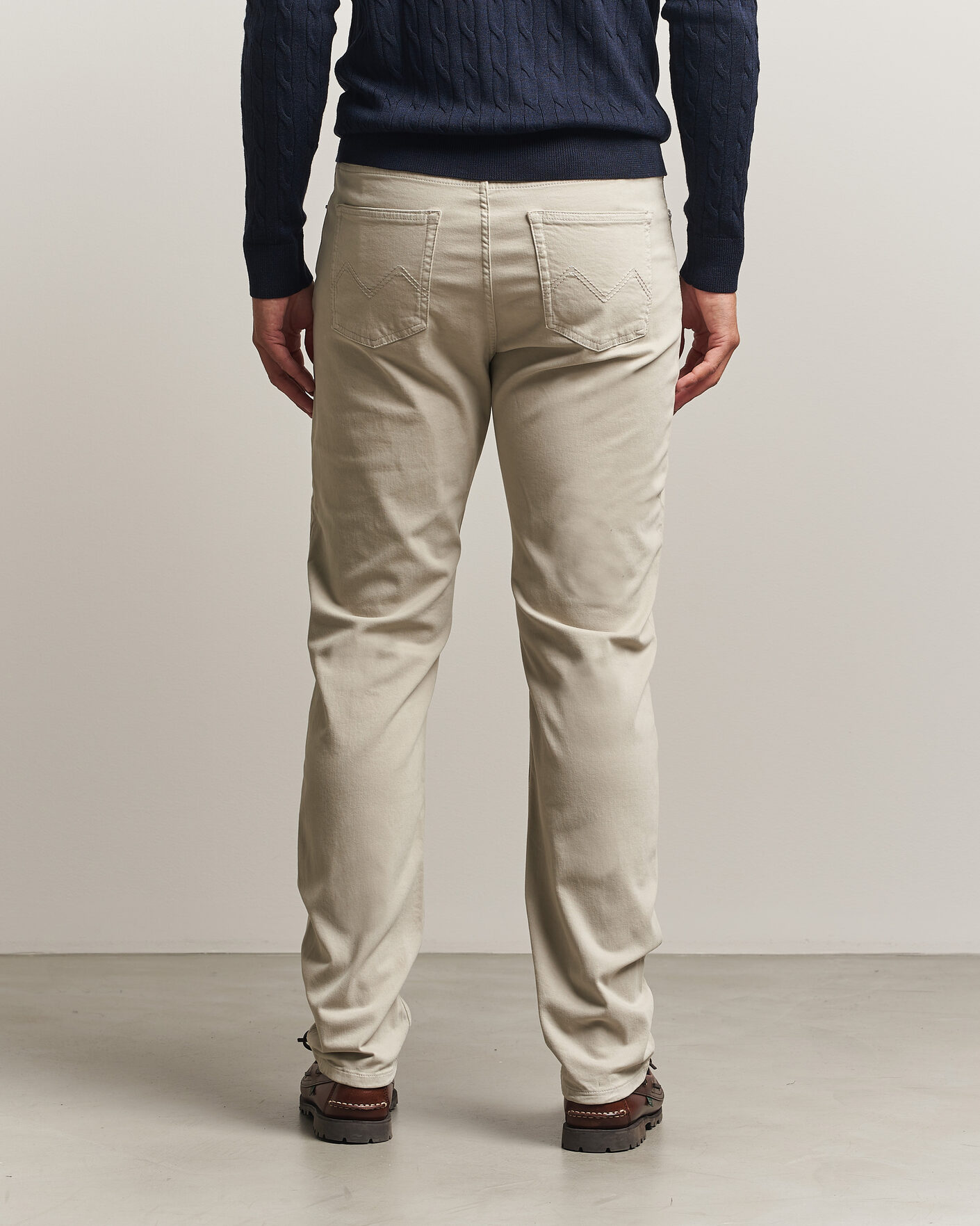 Herre | Bukser | Morris | James Brushed 5-Pocket Pant Khaki