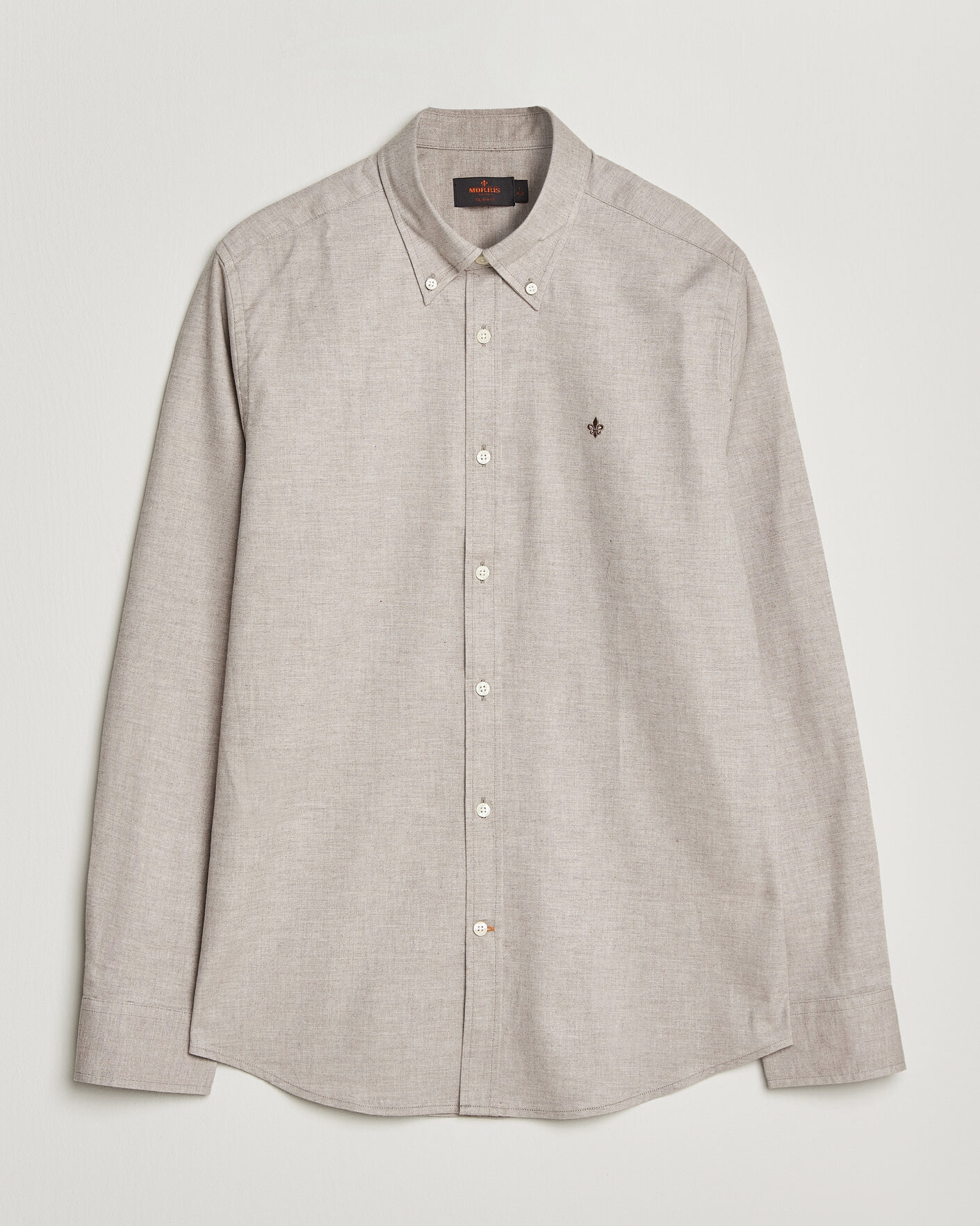 Herre | Skjorter | Morris | Watts Flannel Shirt Khaki