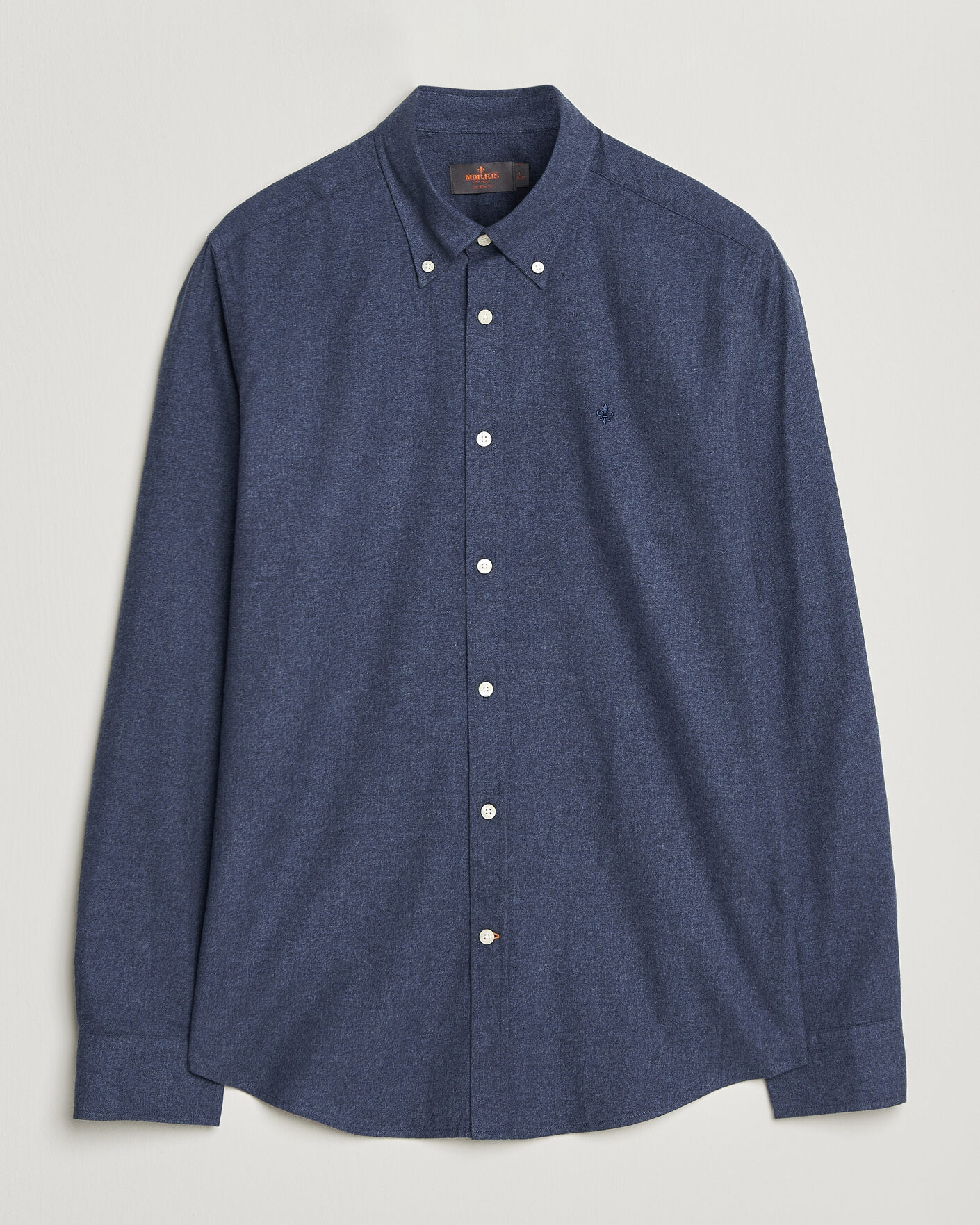 Herre | Skjorter | Morris | Watts Flannel Shirt Navy