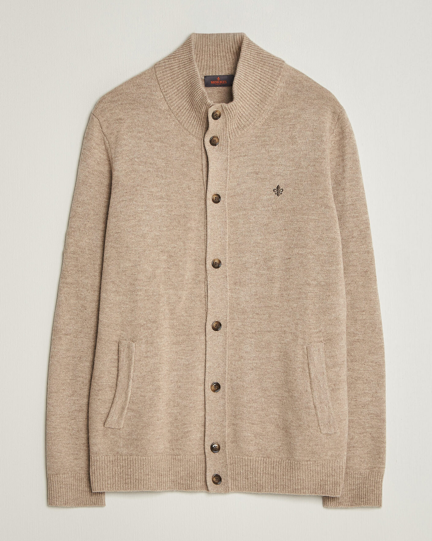 Herre | Gensere | Morris | Hertford Button Cardigan Khaki