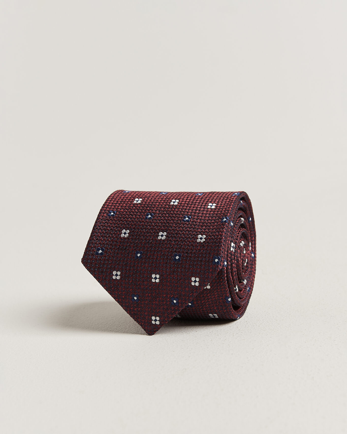 Herre | Slips | Amanda Christensen | Silk Flower 8cm Tie Wine