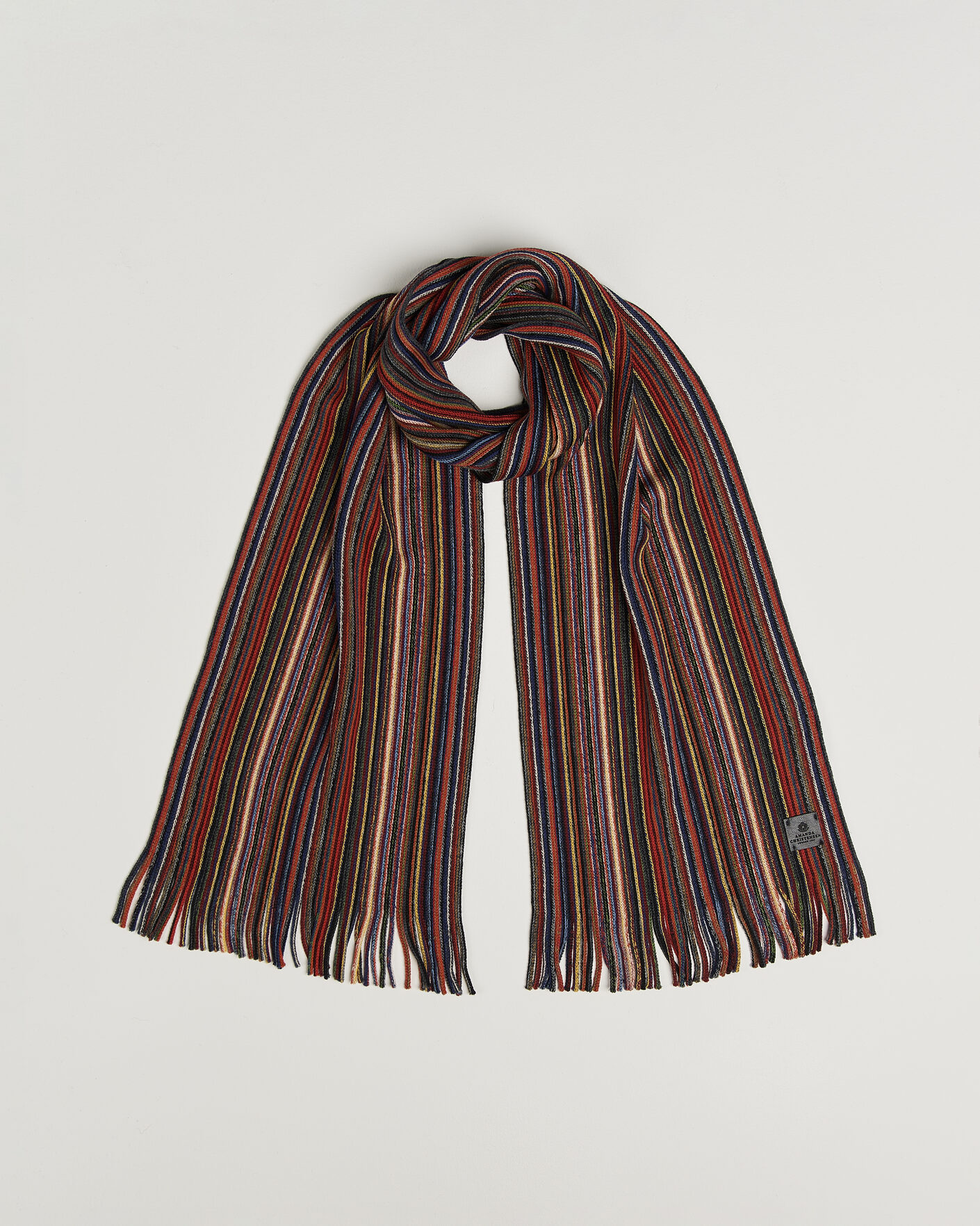 Herre | Skjerf | Amanda Christensen | Wool Striped Scarf Multi