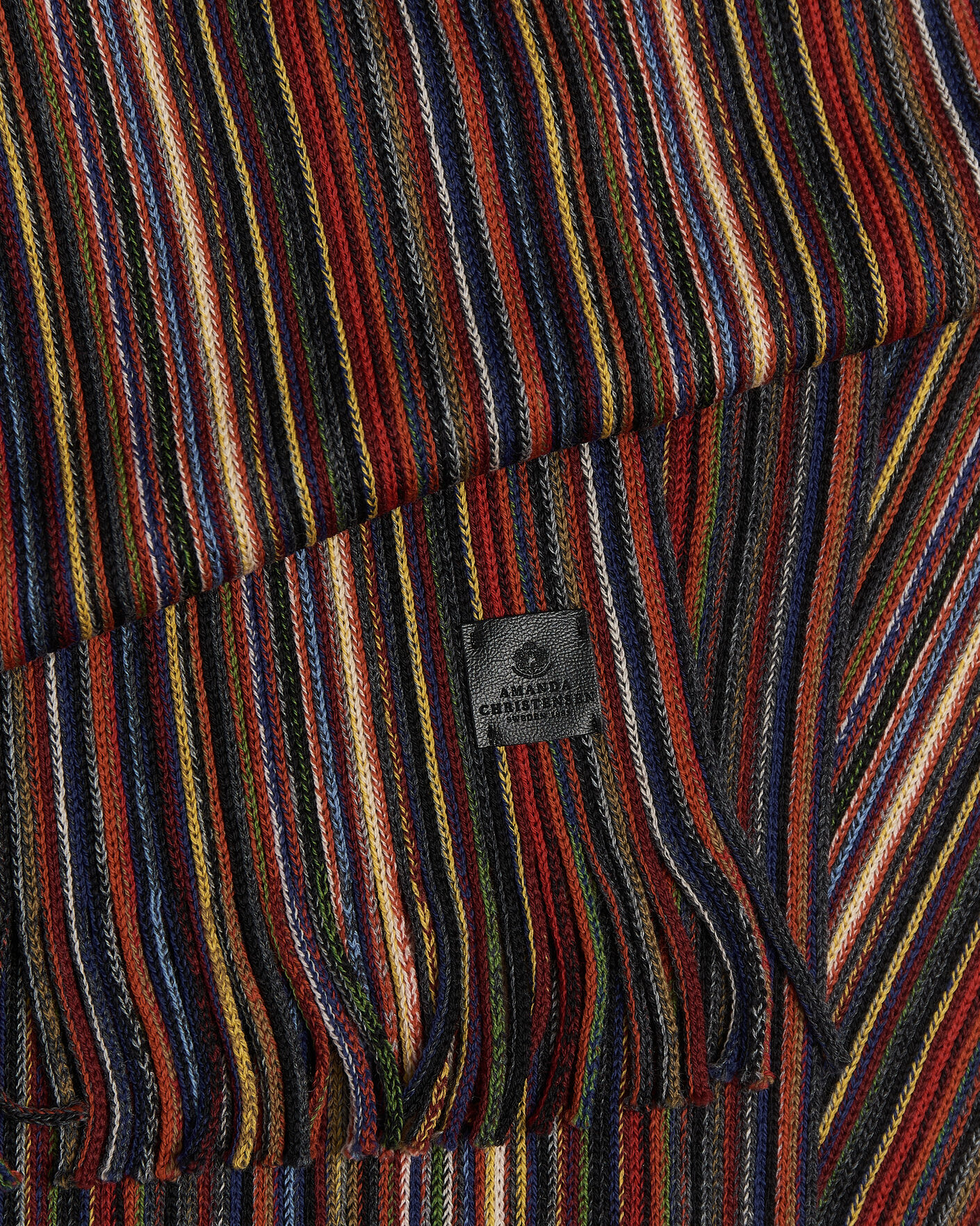 Herre | Skjerf | Amanda Christensen | Wool Striped Scarf Multi