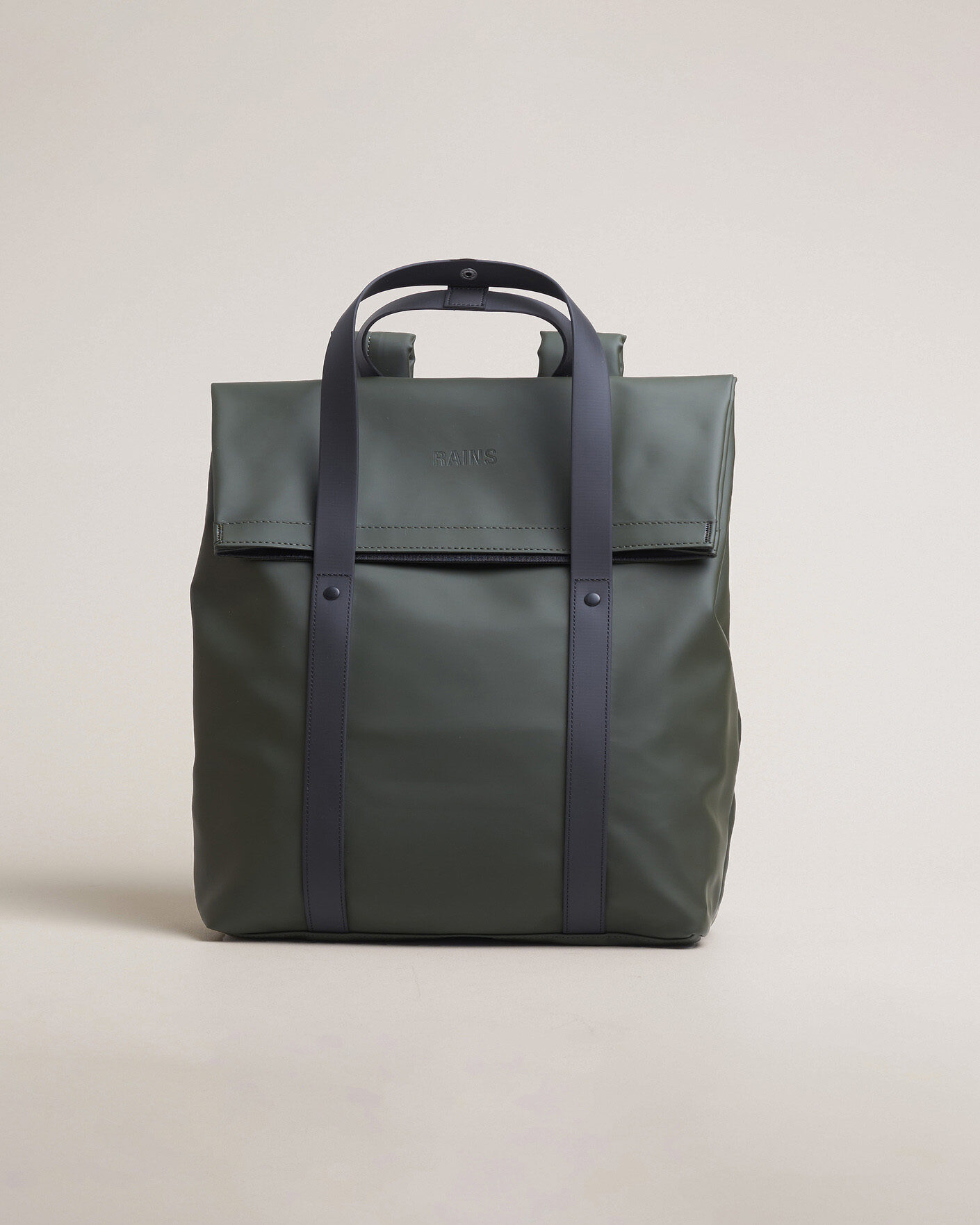 Herre | Vesker | RAINS | 2 Way Tote Backpack Black Green