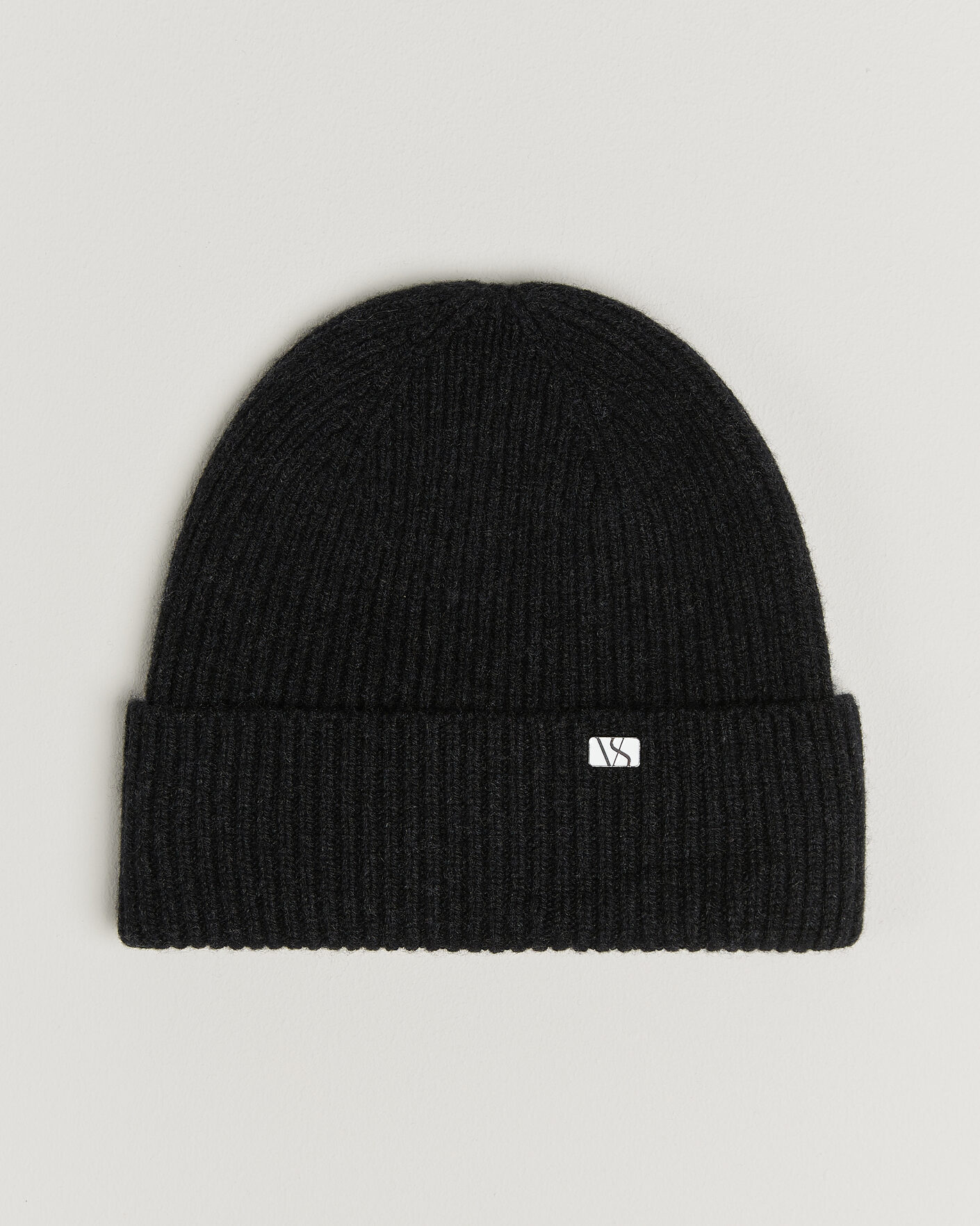 Herre | Hatter og capser | Varsity Headwear | Wool/Cashmere Beanie Charcoal Black