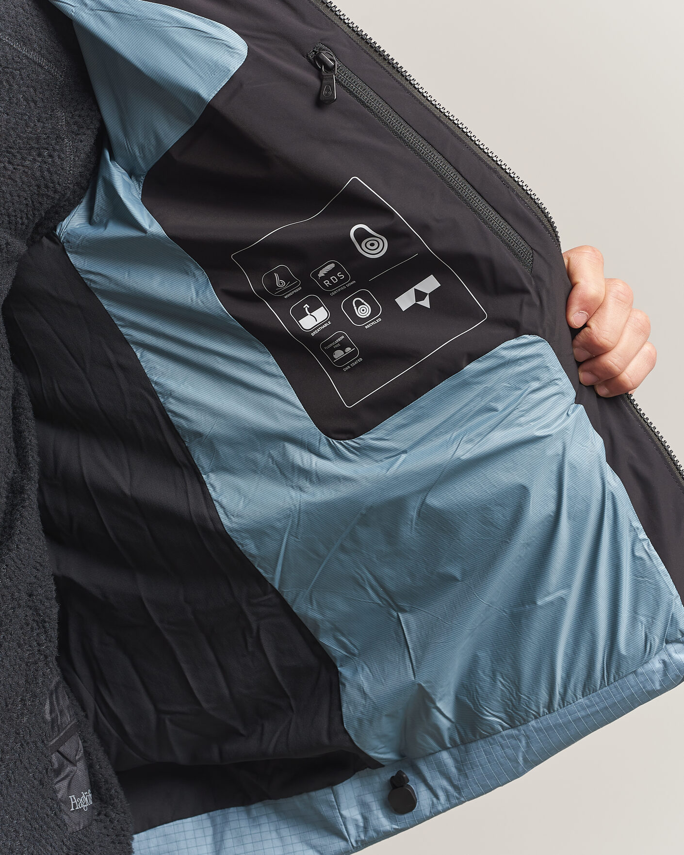 Herre | Jakker | Sail Racing | Polar Down Hooded Jacket Aurora Blue