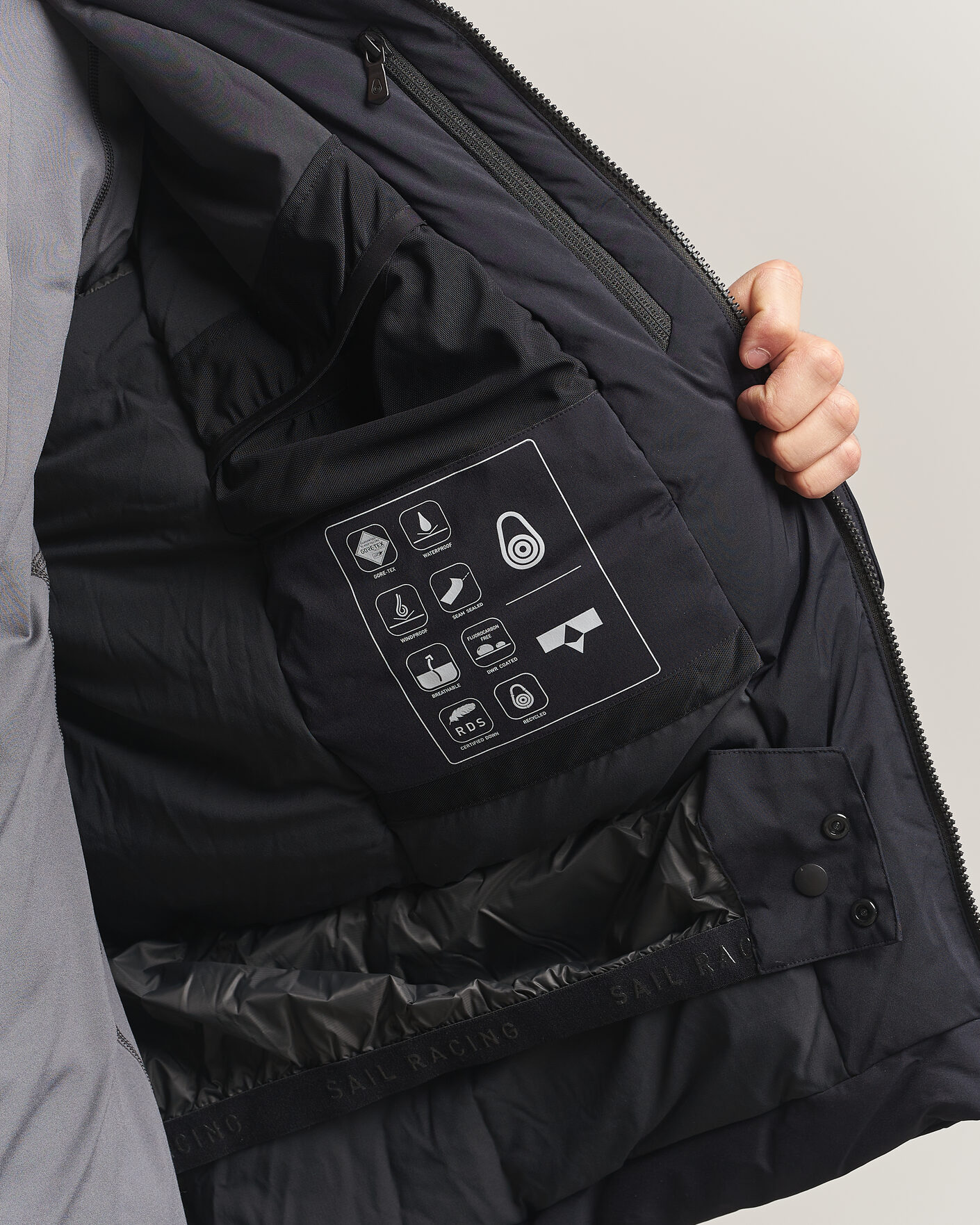 Herre | Jakker | Sail Racing | Polar Gore-Tex Hooded Jacket Carbon