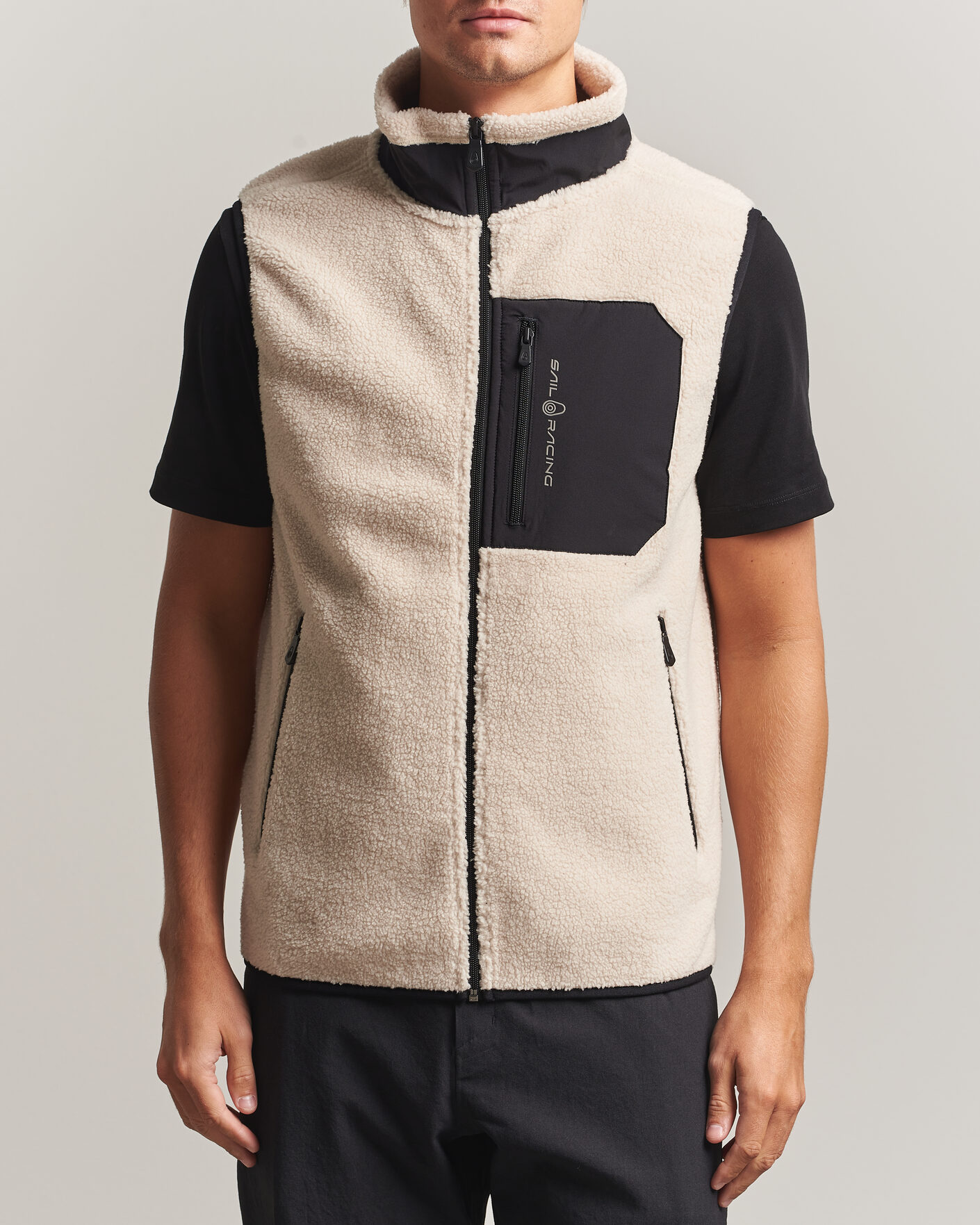 Herre | Gensere | Sail Racing | Bowman Pile Vest Ivory