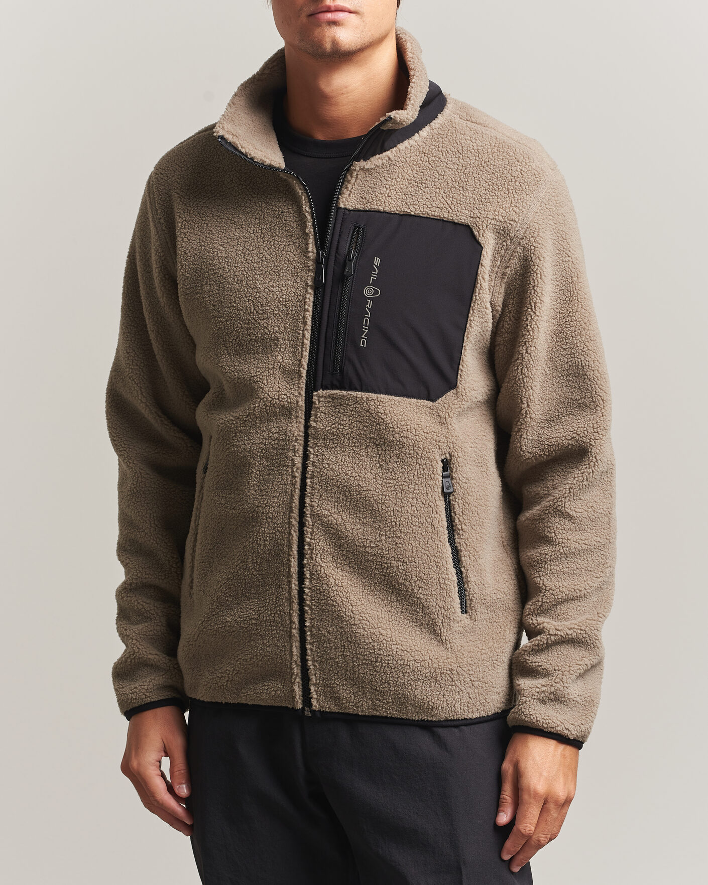 Herre | Gensere | Sail Racing | Bowman Pile Full Zip Sand