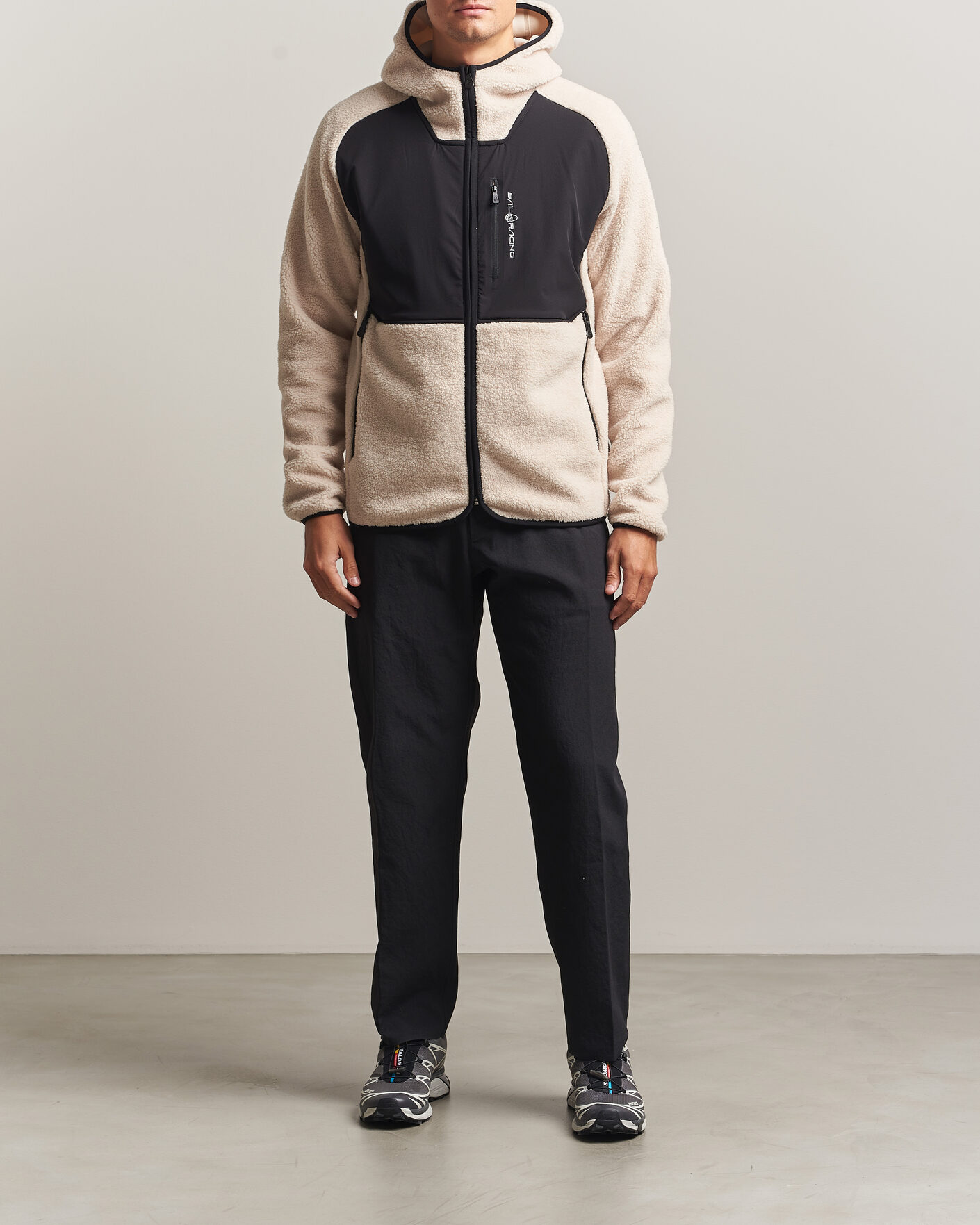 Herre | Gensere | Sail Racing | Patrol Pile Full Zip Hoodie Ivory