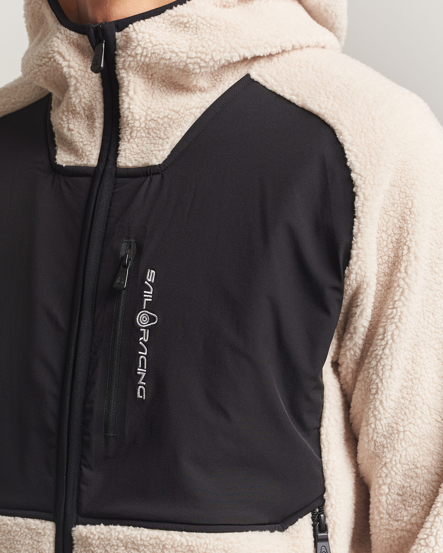 Herre | Gensere | Sail Racing | Patrol Pile Full Zip Hoodie Ivory