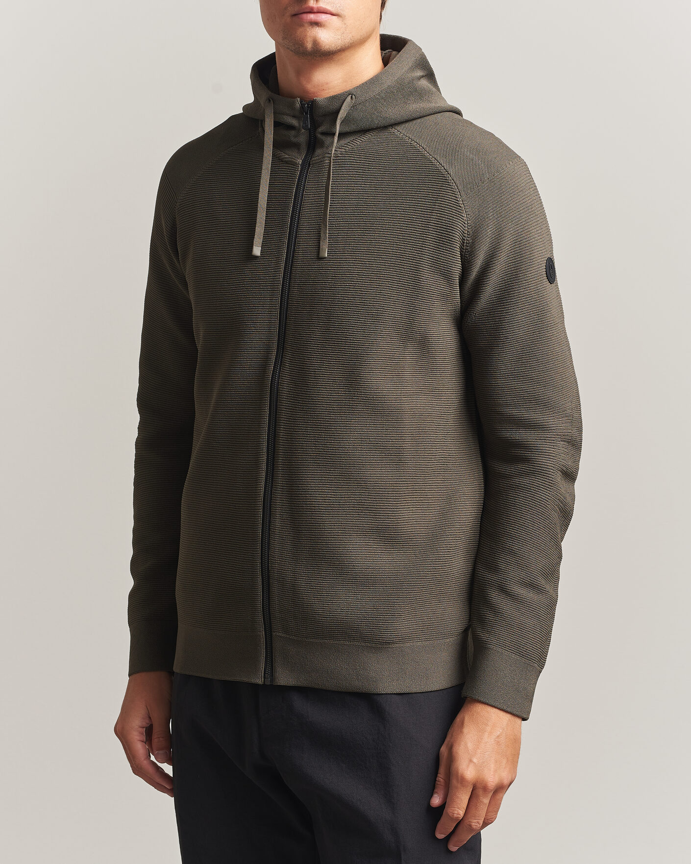 Herre | Gensere | Sail Racing | Element Seamless Full Zip Hoodie Mud Green