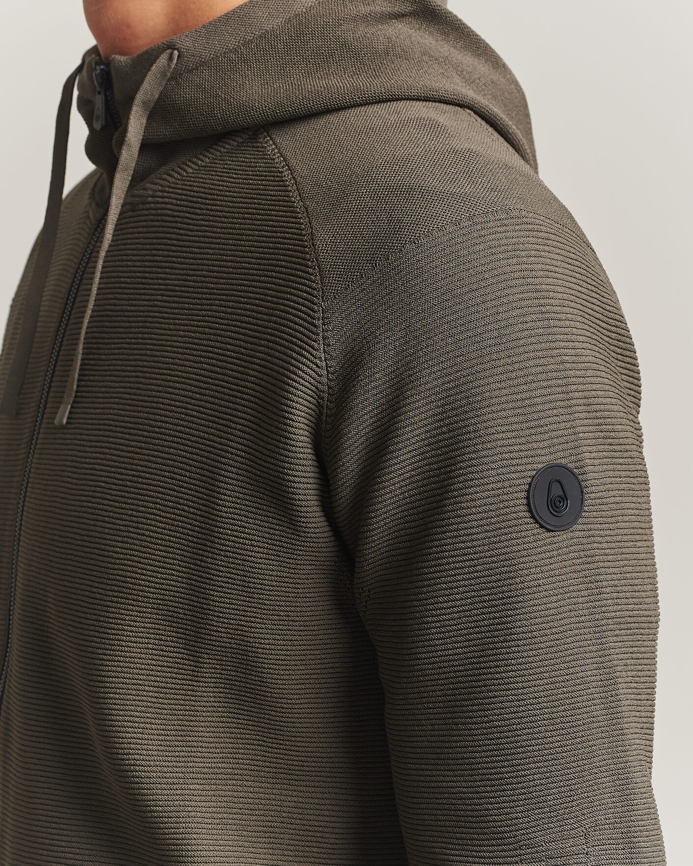Herre | Gensere | Sail Racing | Element Seamless Full Zip Hoodie Mud Green