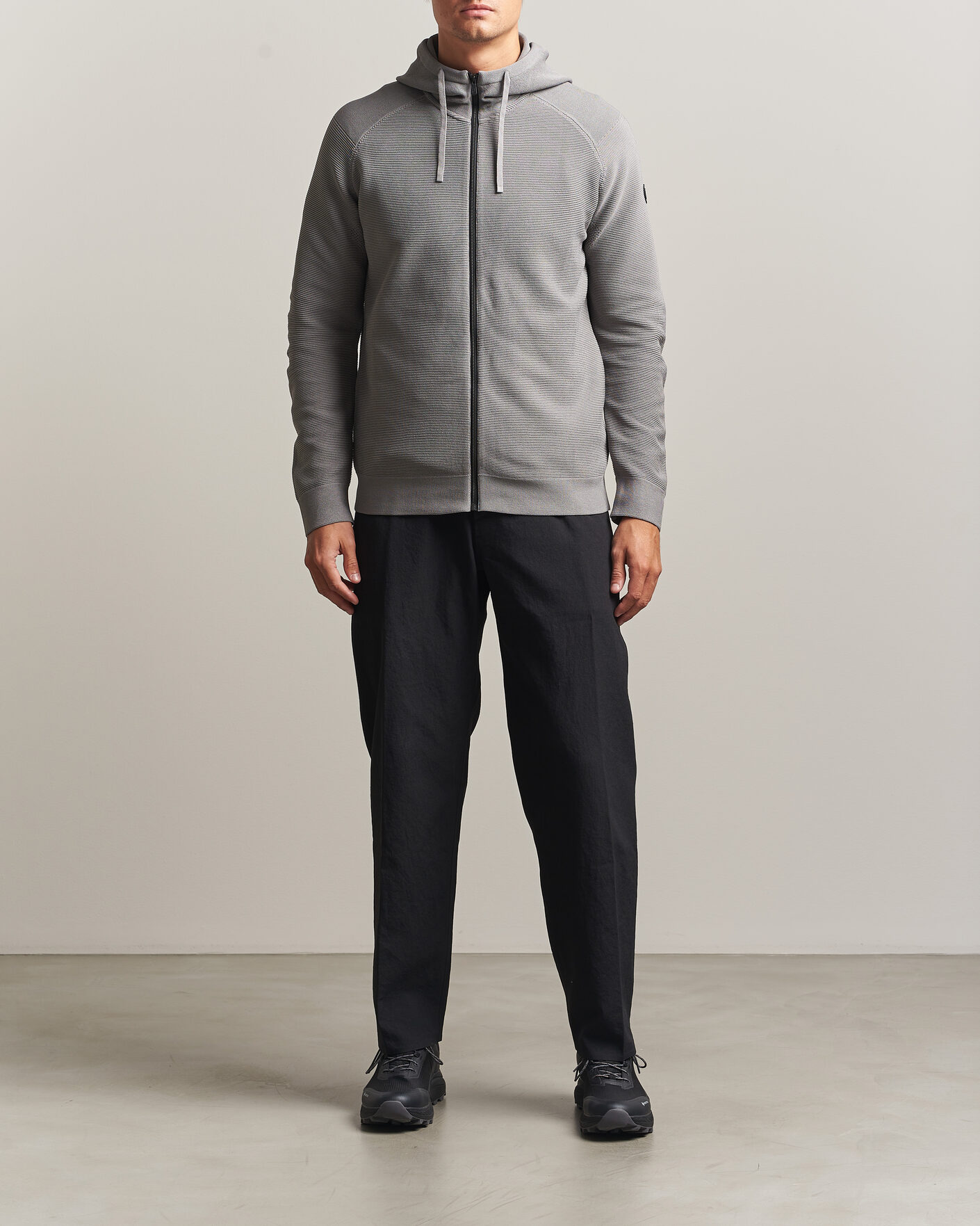 Herre | Gensere | Sail Racing | Element Seamless Full Zip Hoodie Frost Grey