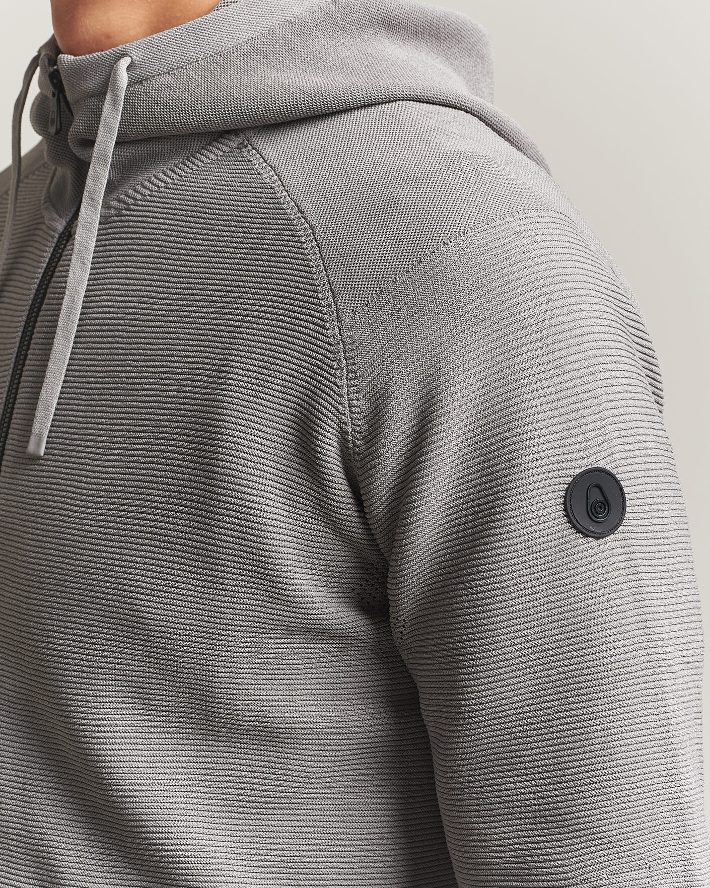 Herre | Gensere | Sail Racing | Element Seamless Full Zip Hoodie Frost Grey