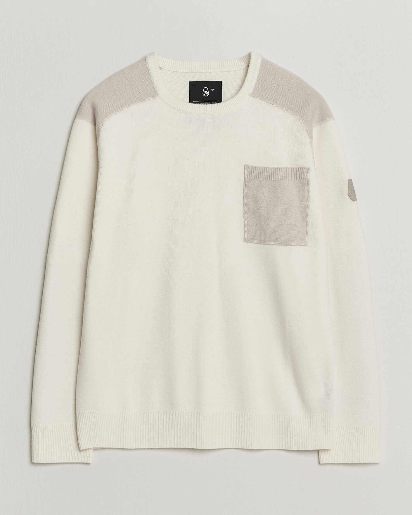 Herre | Gensere | Sail Racing | Spine Wool Knitted Sweater Off White