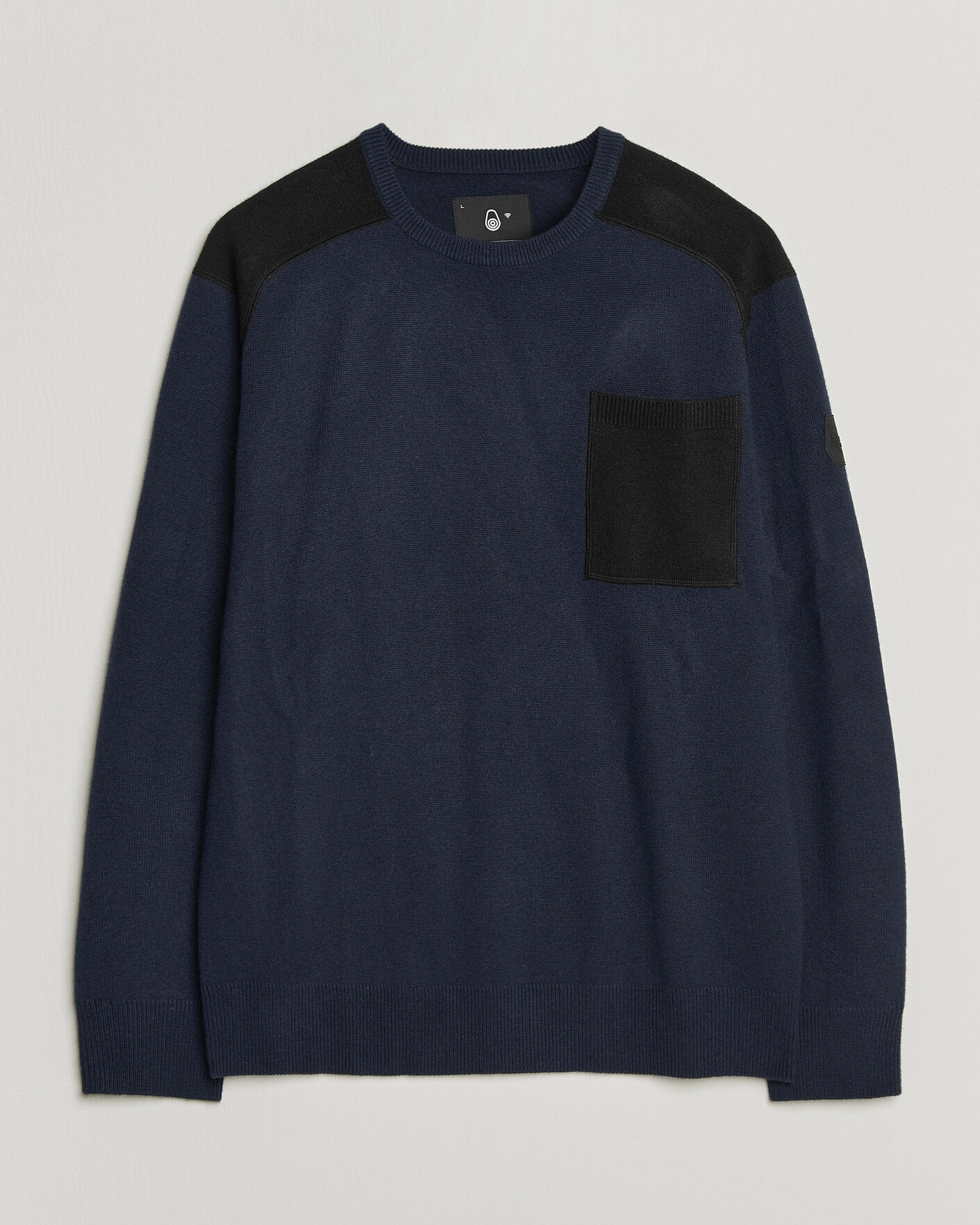 Herre | Gensere | Sail Racing | Spine Wool Knitted Sweater Dark Navy