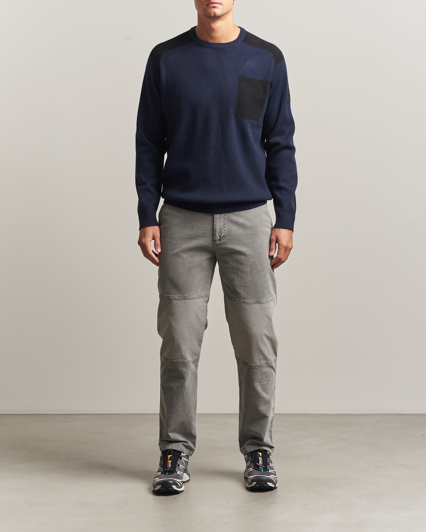 Herre | Gensere | Sail Racing | Spine Wool Knitted Sweater Dark Navy