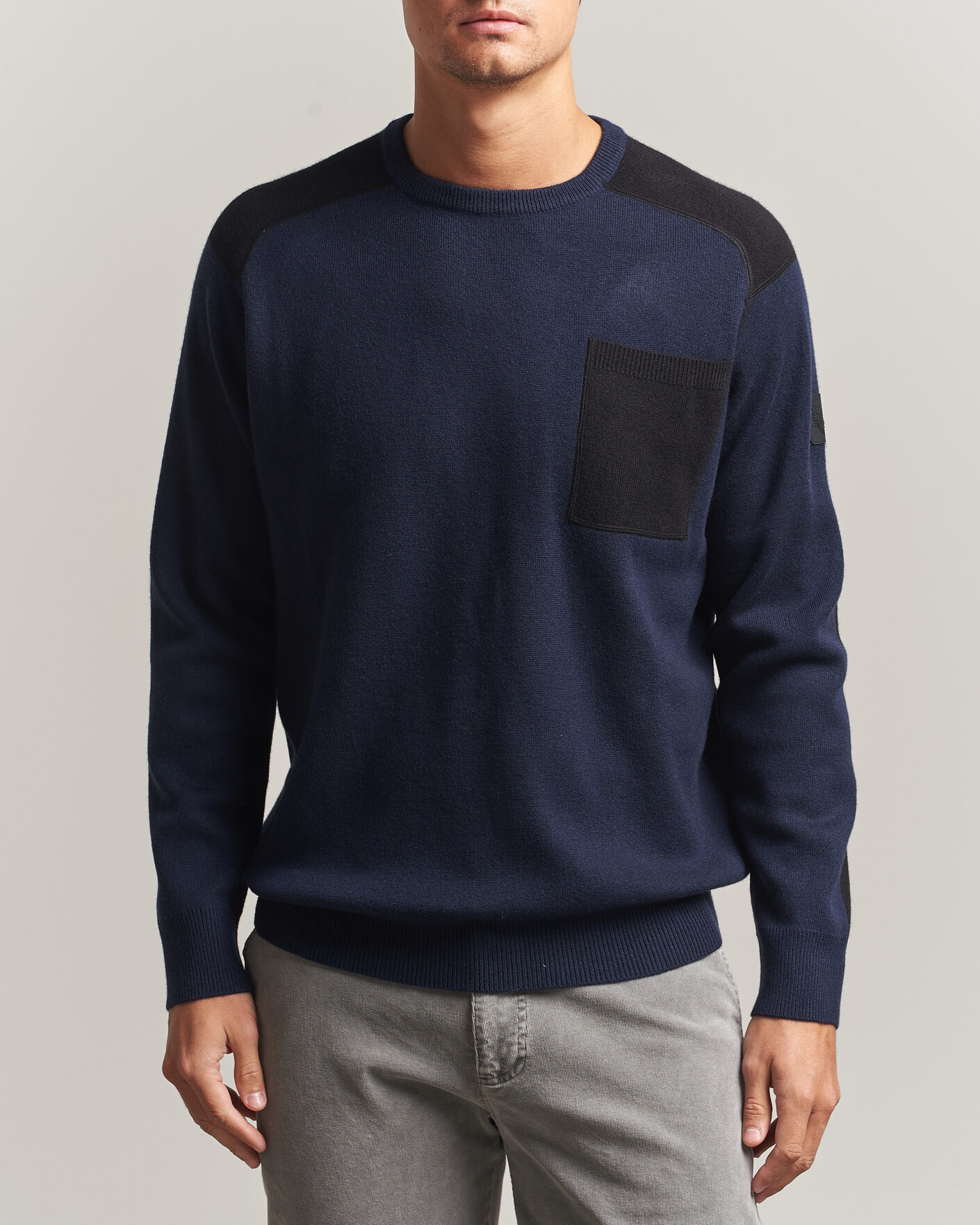 Herre | Gensere | Sail Racing | Spine Wool Knitted Sweater Dark Navy