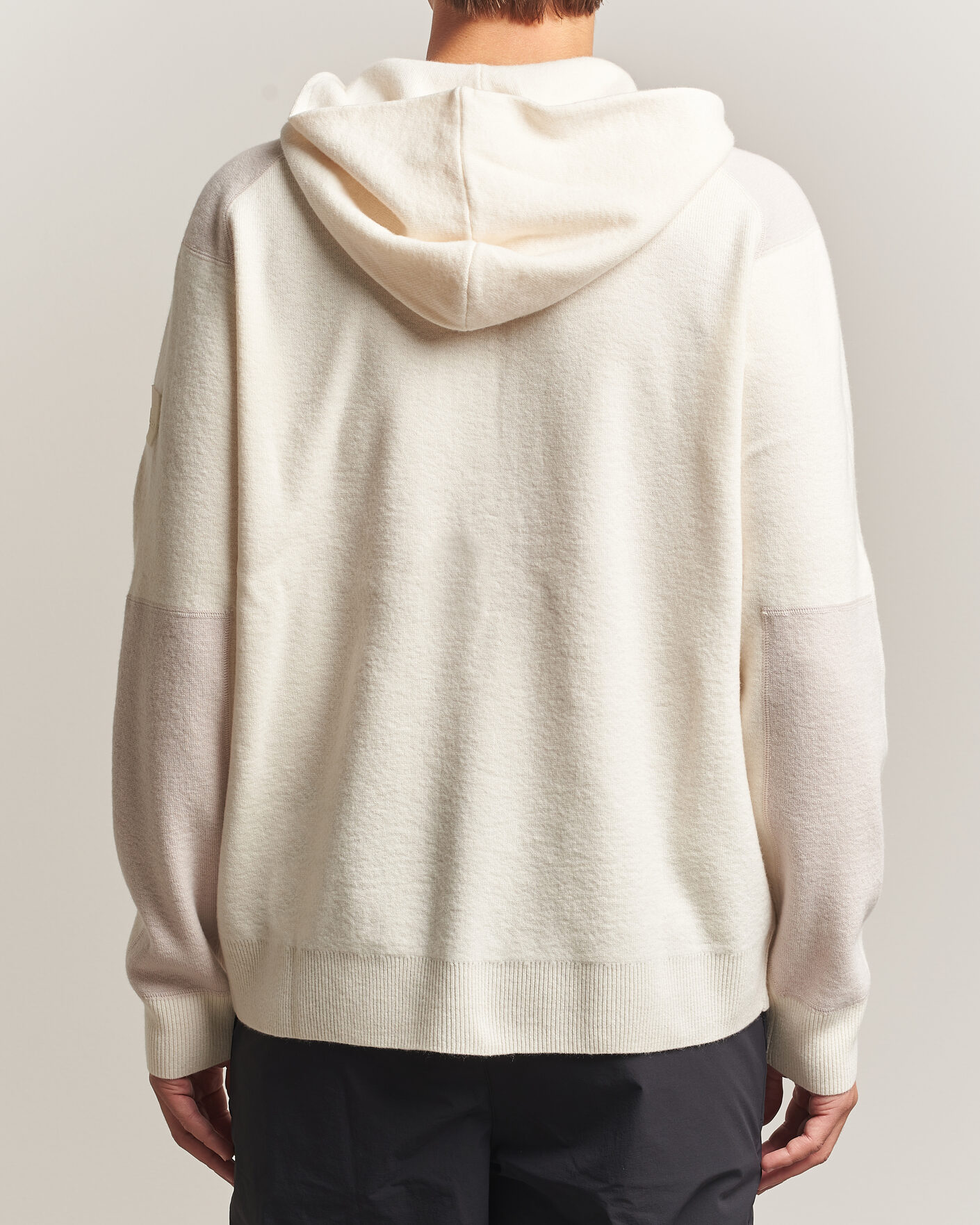 Herre | Gensere | Sail Racing | Spine Wool Knitted Full Zip Hoodie Off White