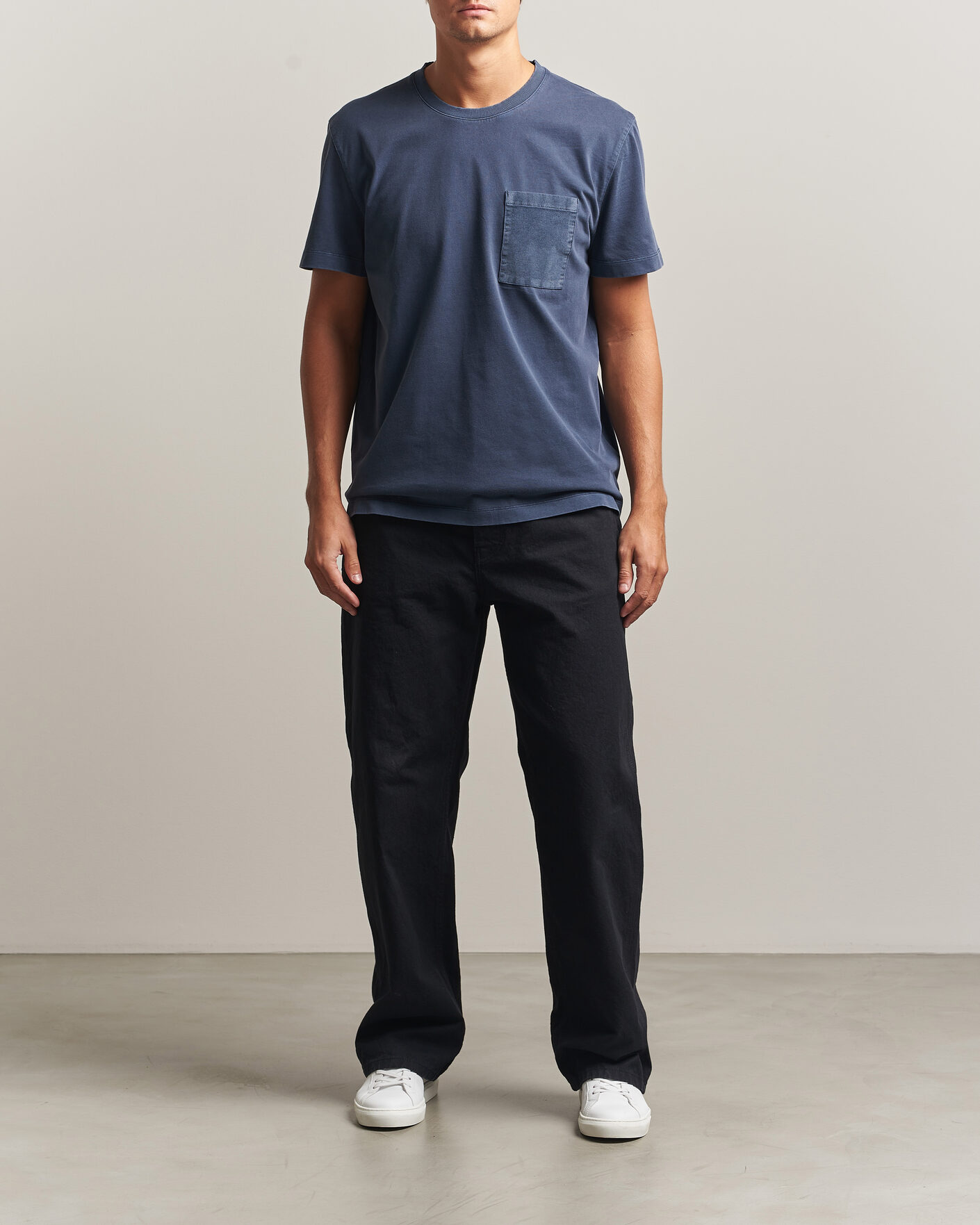 Herre | T-Shirts | Sail Racing | Grinder Corduroy T-Shirt Dark Navy