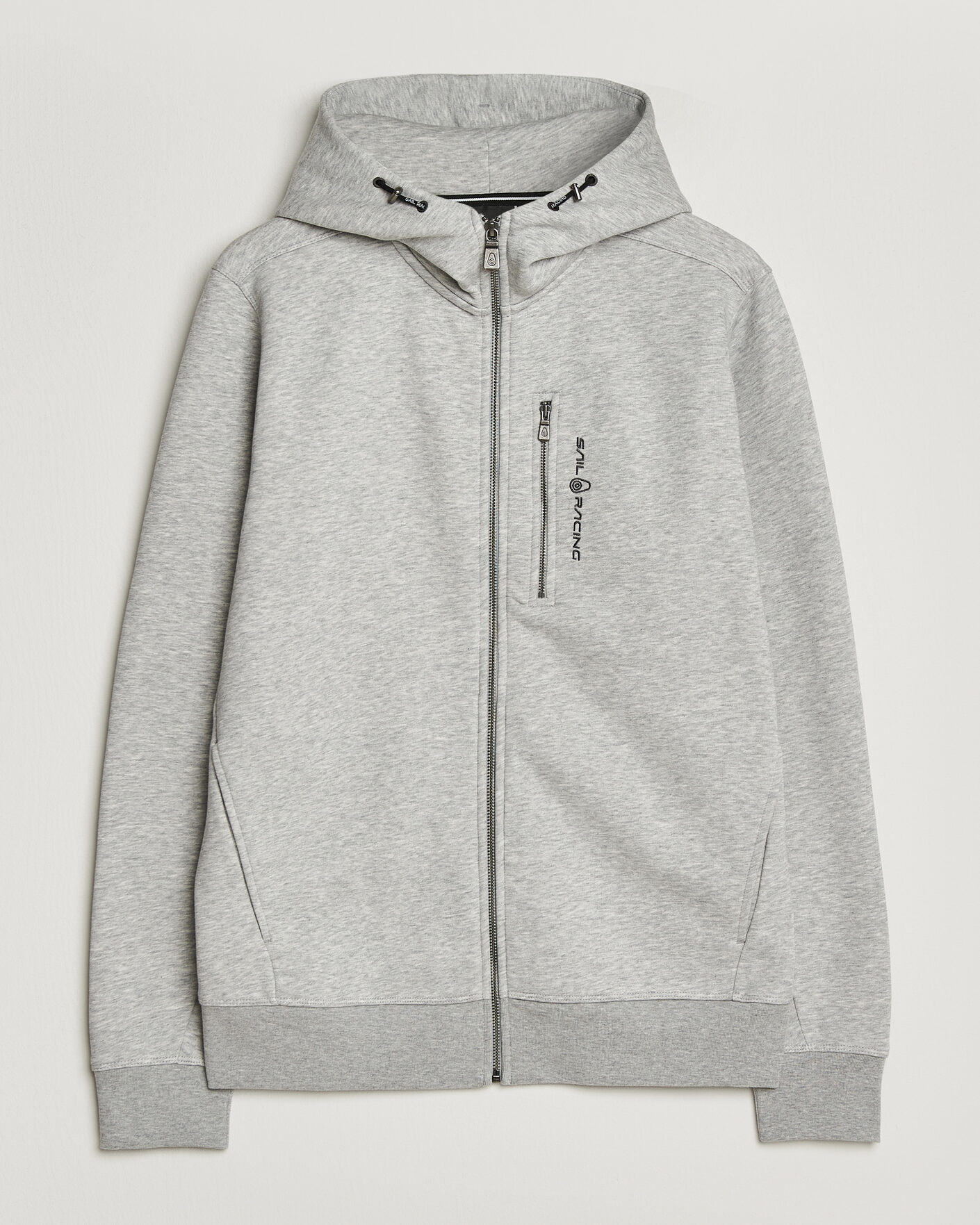 Herre | Gensere | Sail Racing | Bowman Full Zip Hoodie Grey Melnage