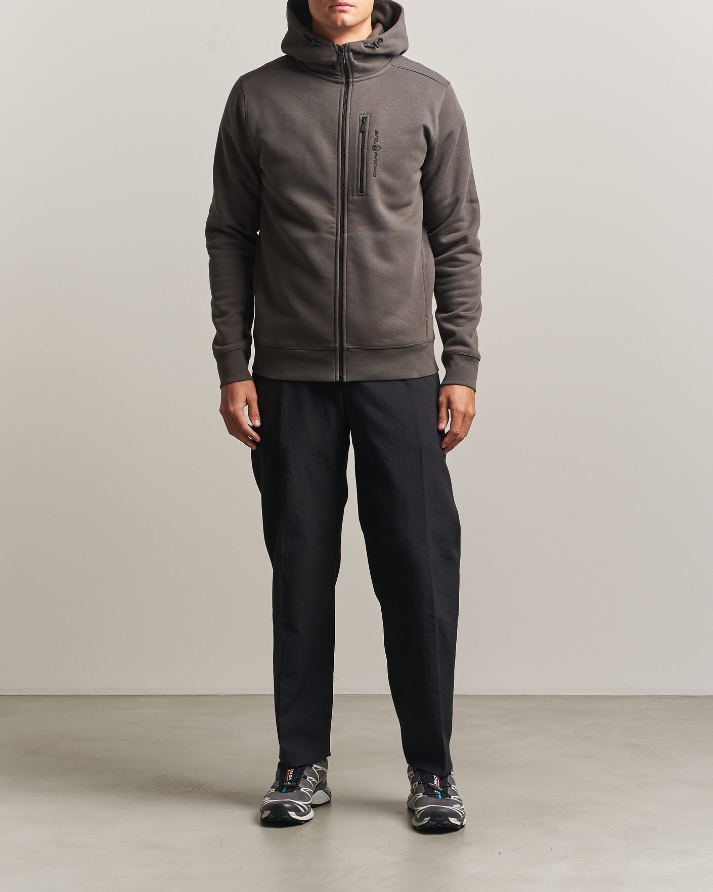 Herre | Gensere | Sail Racing | Bowman Full Zip Hoodie Asphalt