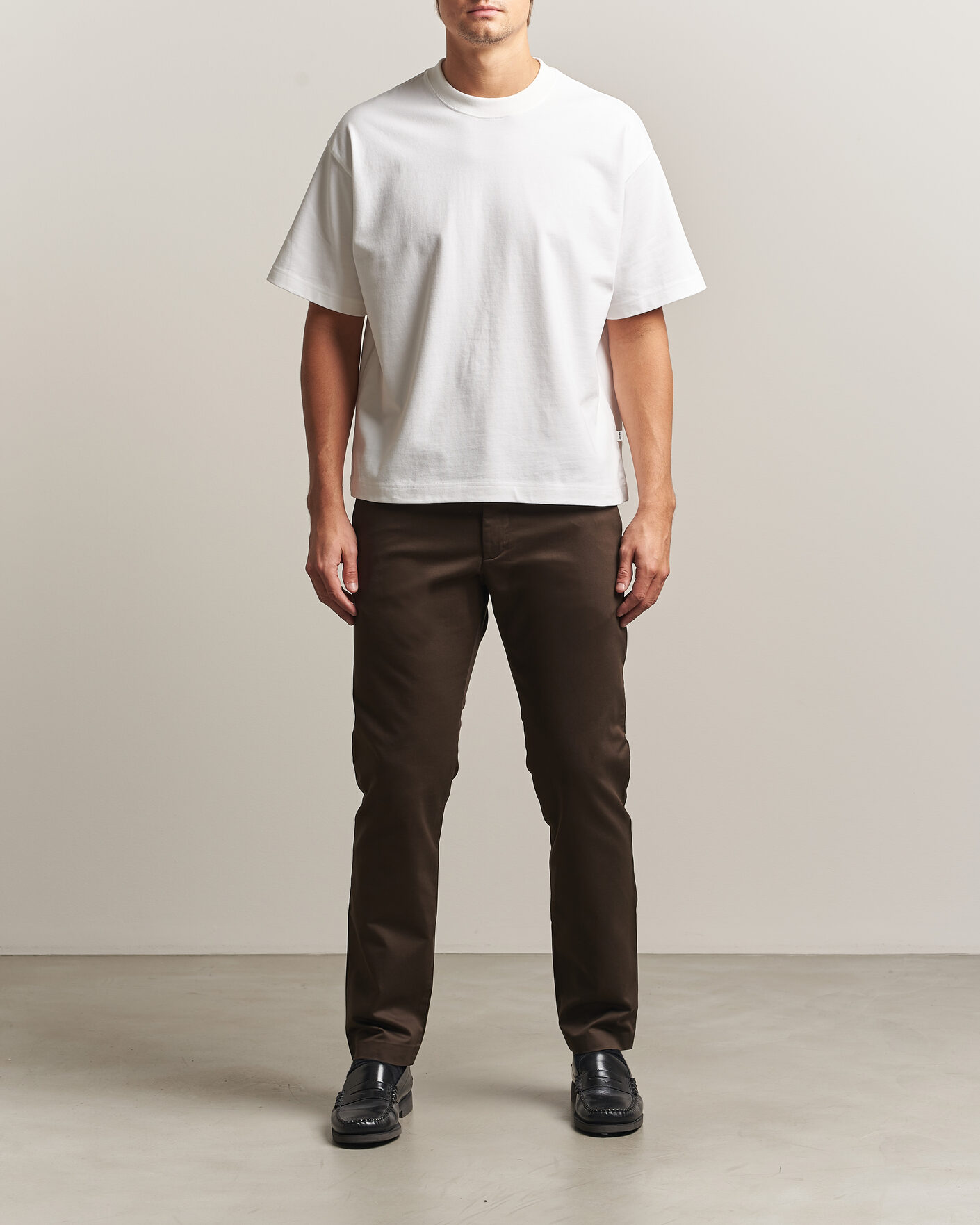 Herre | Bukser | NN07 | Theo Regular Fit Chinos Earthwood