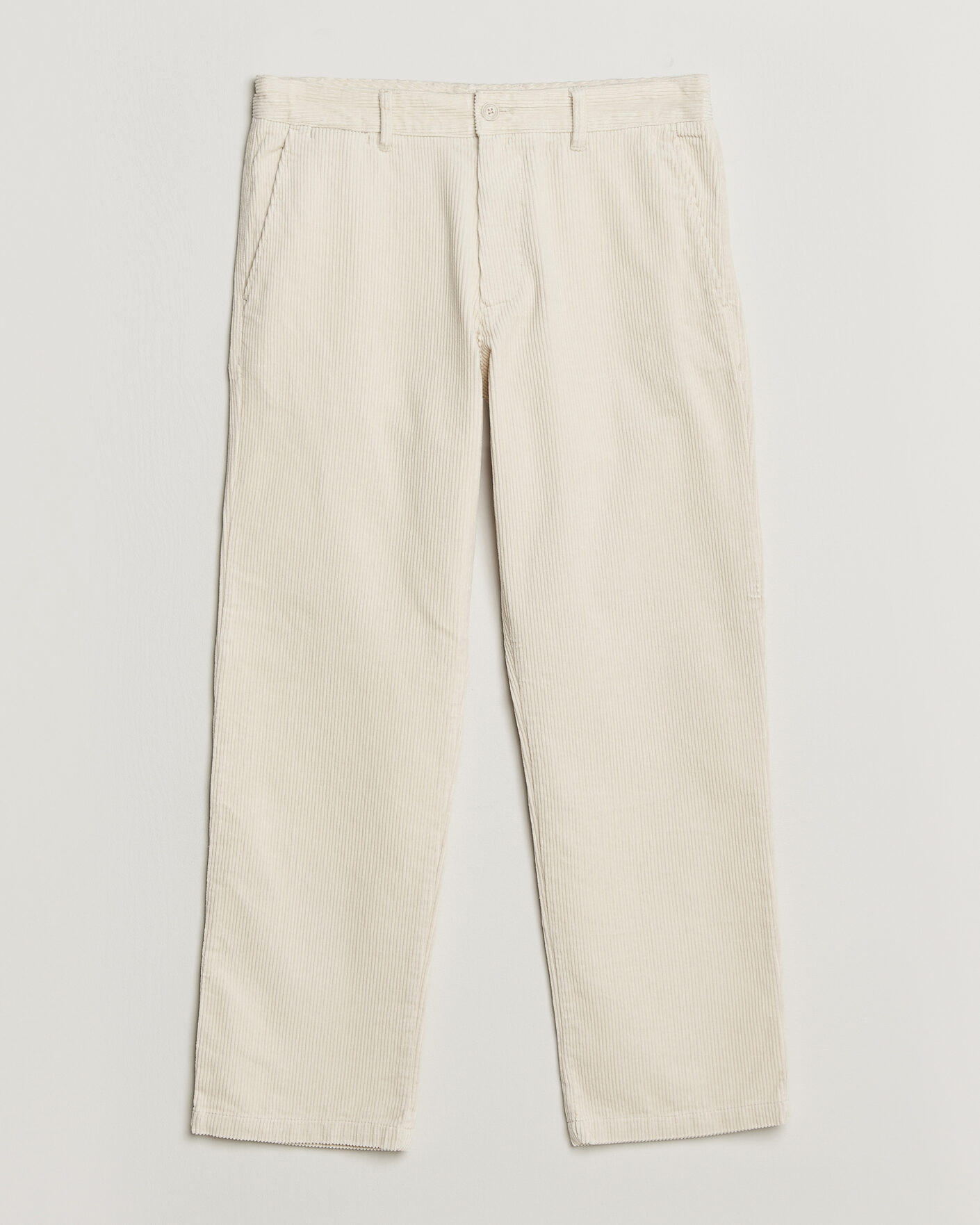 Herre | Bukser | NN07 | Aden Regular Fit Corduroy Chinos Ivory