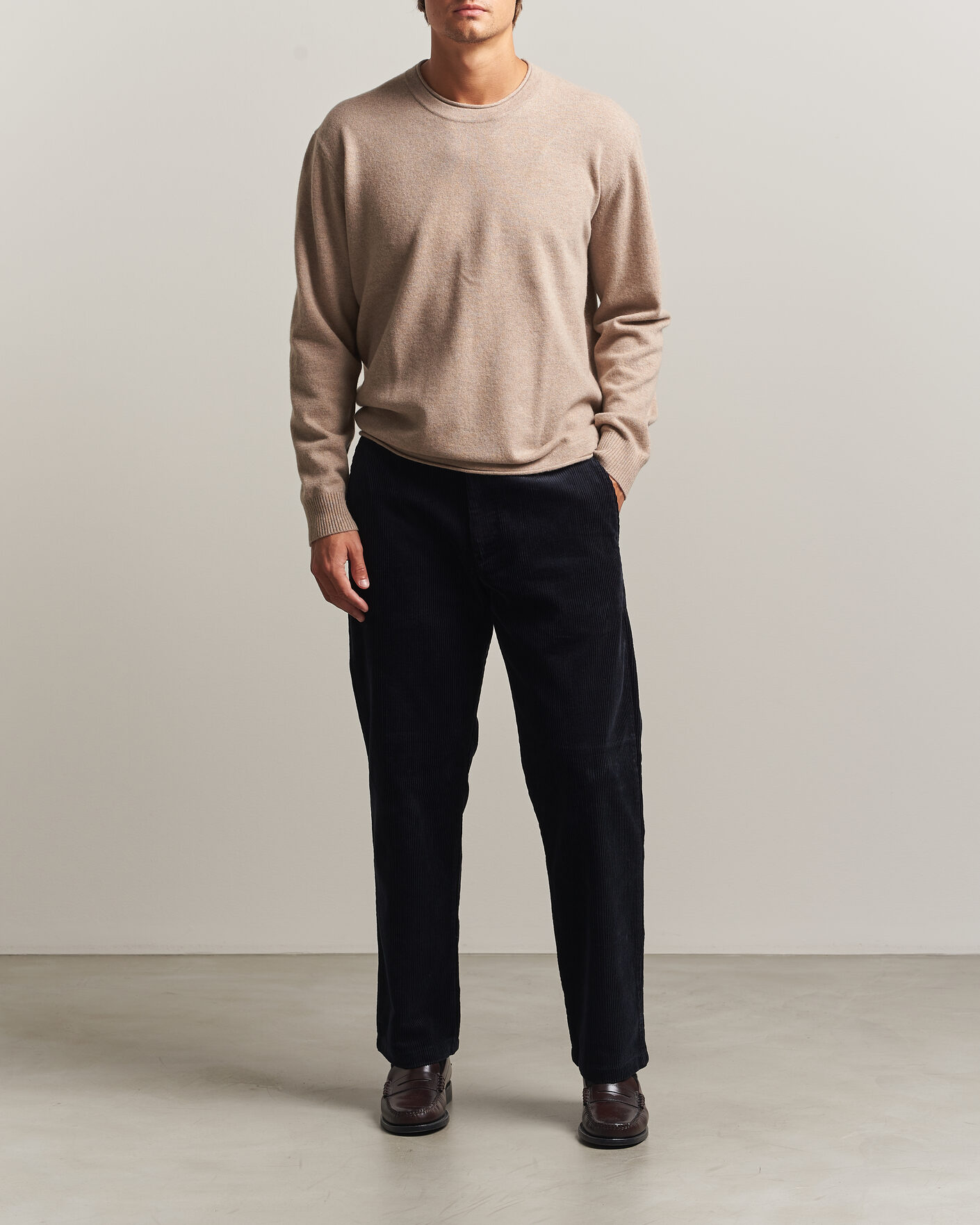 Herre | Bukser | NN07 | Aden Regular Fit Corduroy Chinos Deep Navy