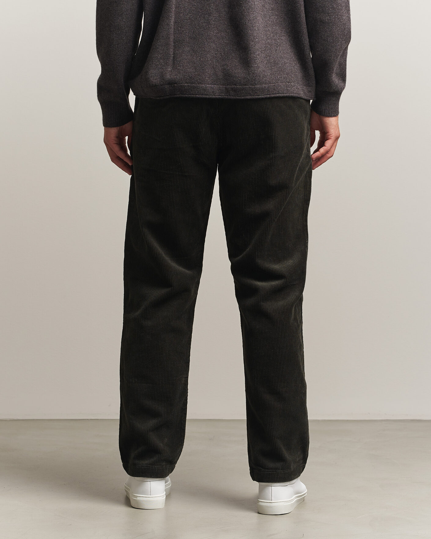 Herre | Bukser | NN07 | Aden Regular Fit Corduroy Chinos Dark Army