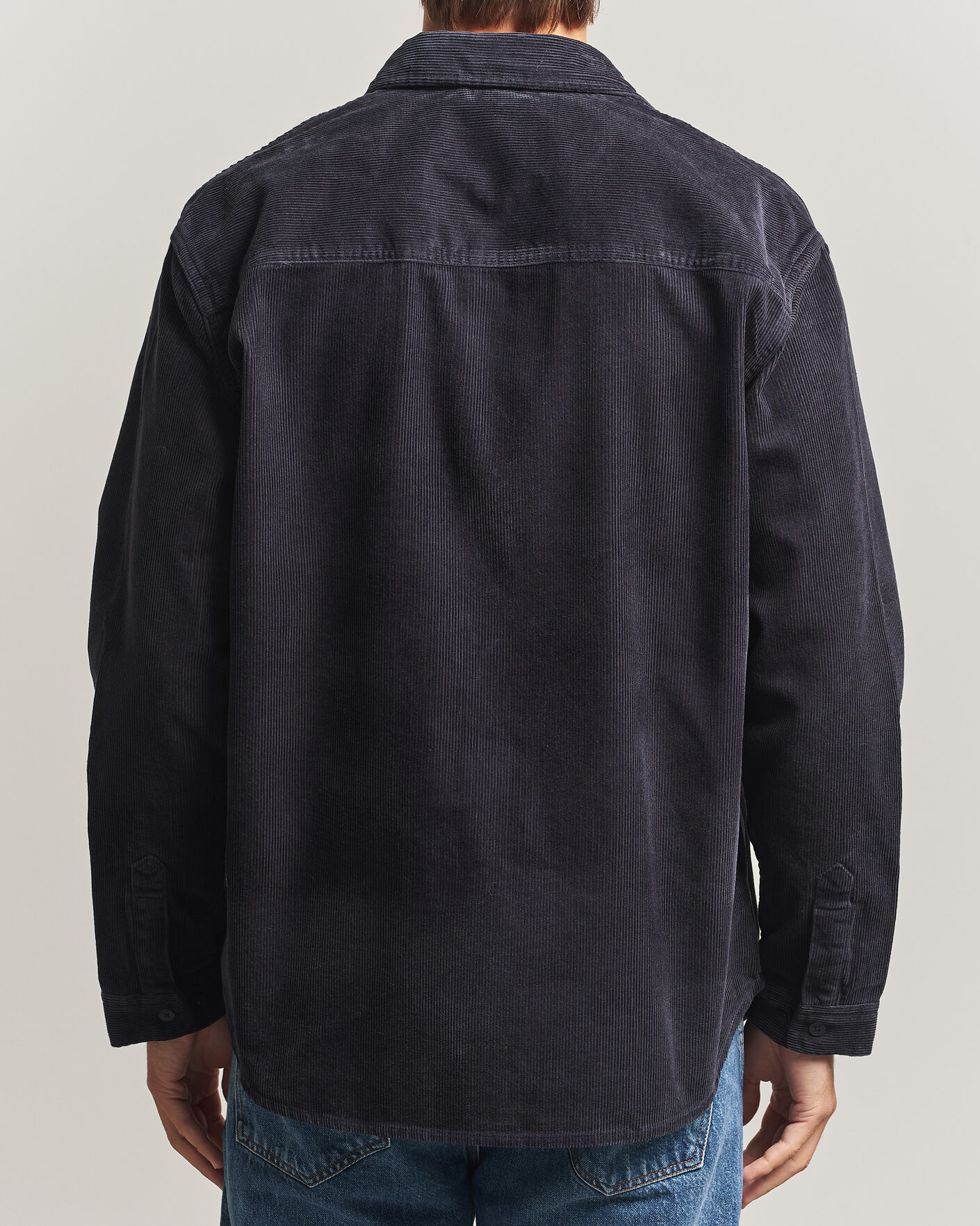 Herre | Skjorter | NN07 | Casper Corduroy Overshirt Deep Navy