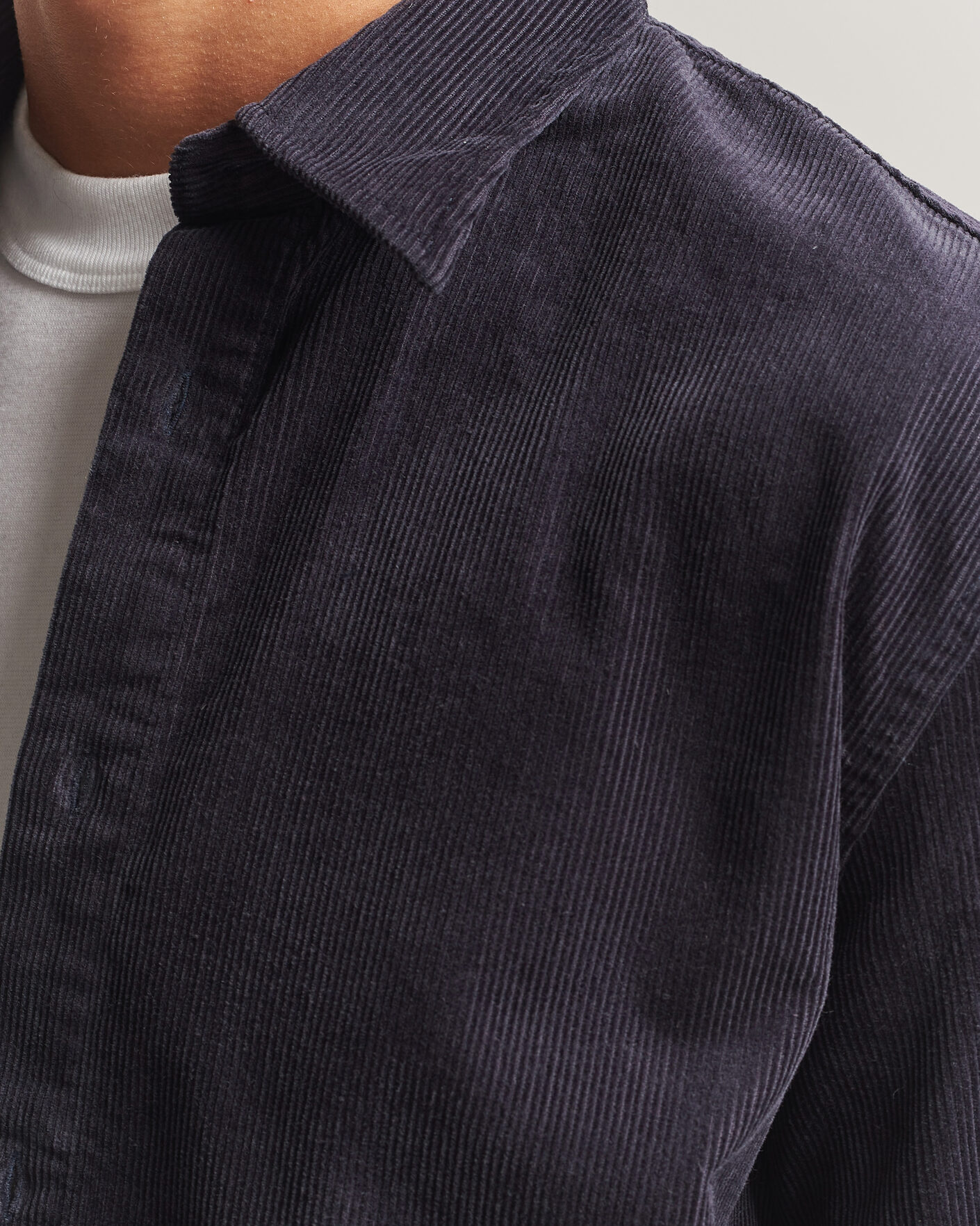 Herre | Skjorter | NN07 | Casper Corduroy Overshirt Deep Navy