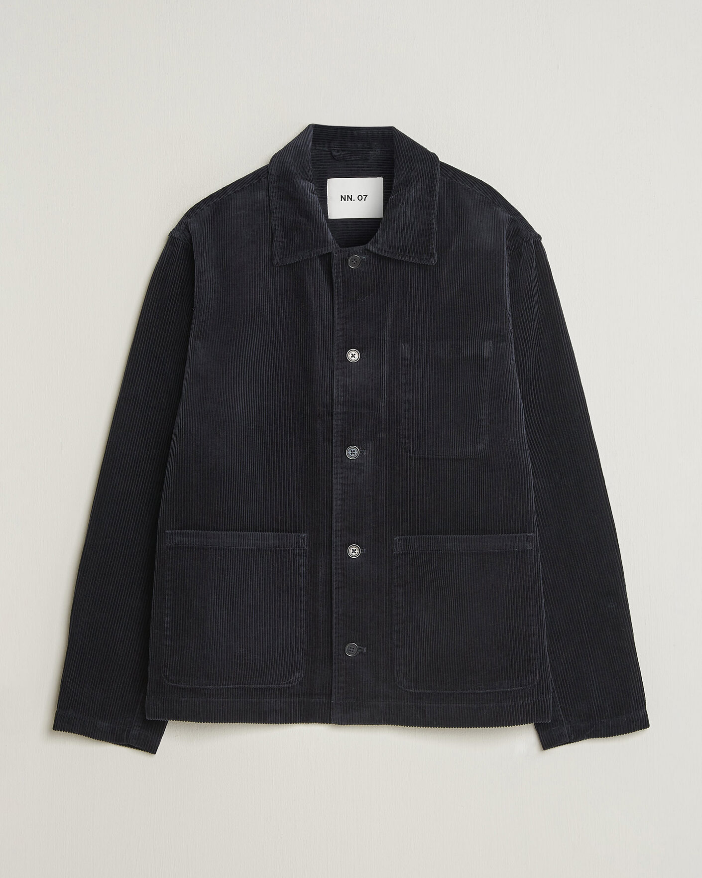 Herre | Skjorter | NN07 | Morgan Corduroy Overshirt Deep Navy