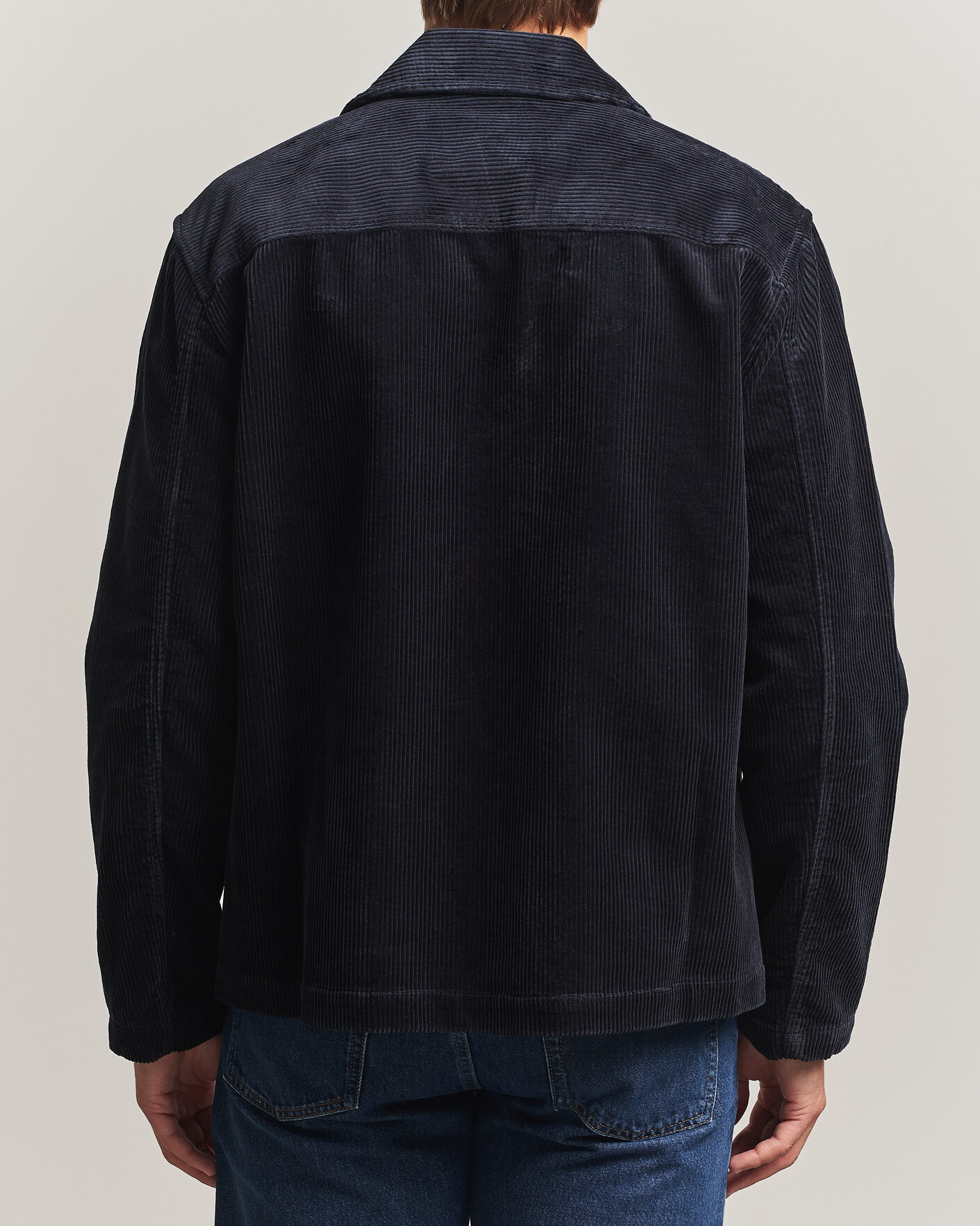 Herre | Skjorter | NN07 | Morgan Corduroy Overshirt Deep Navy