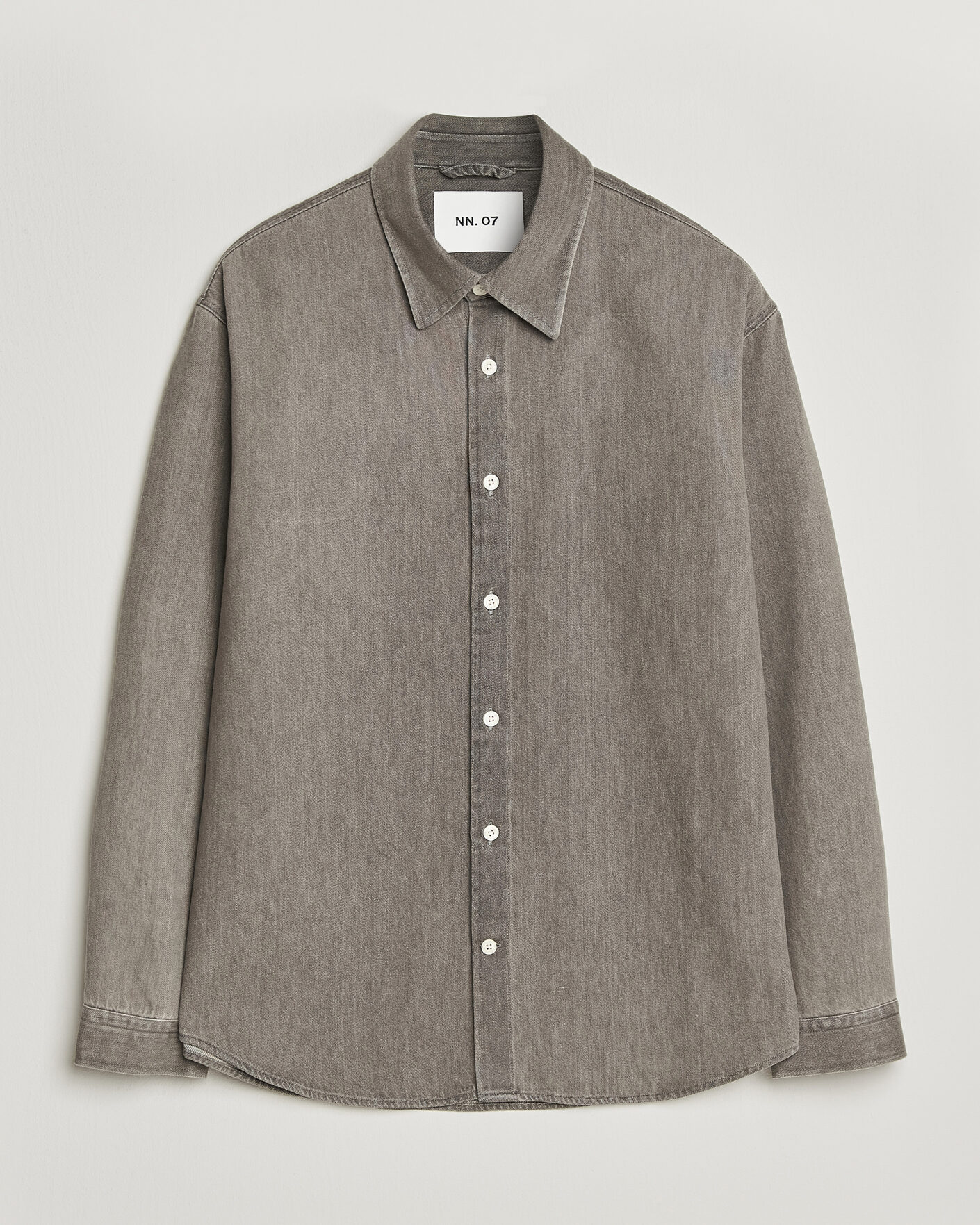 Herre | Skjorter | NN07 | Casper Denim Overshirt Grey