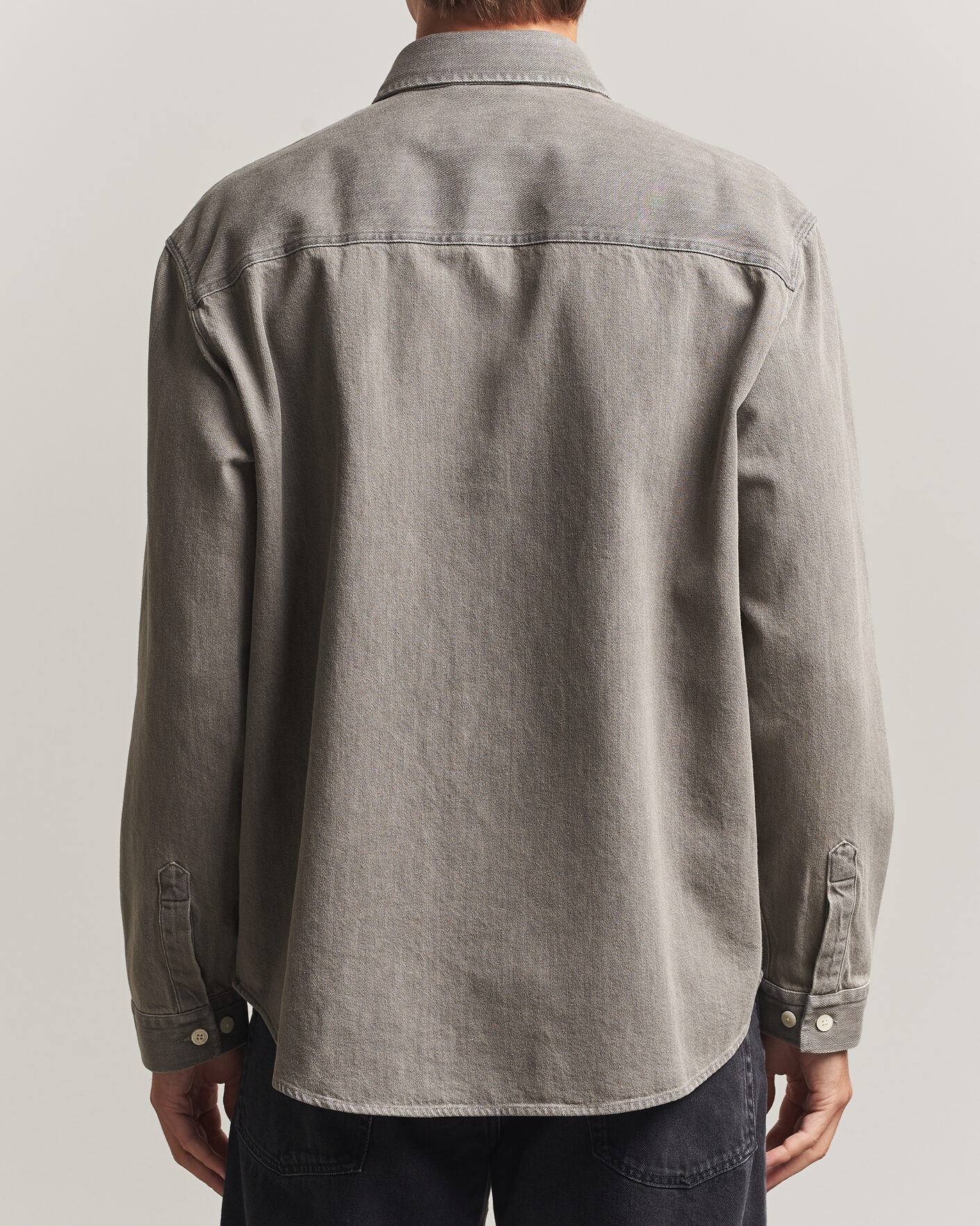 Herre | Skjorter | NN07 | Casper Denim Overshirt Grey