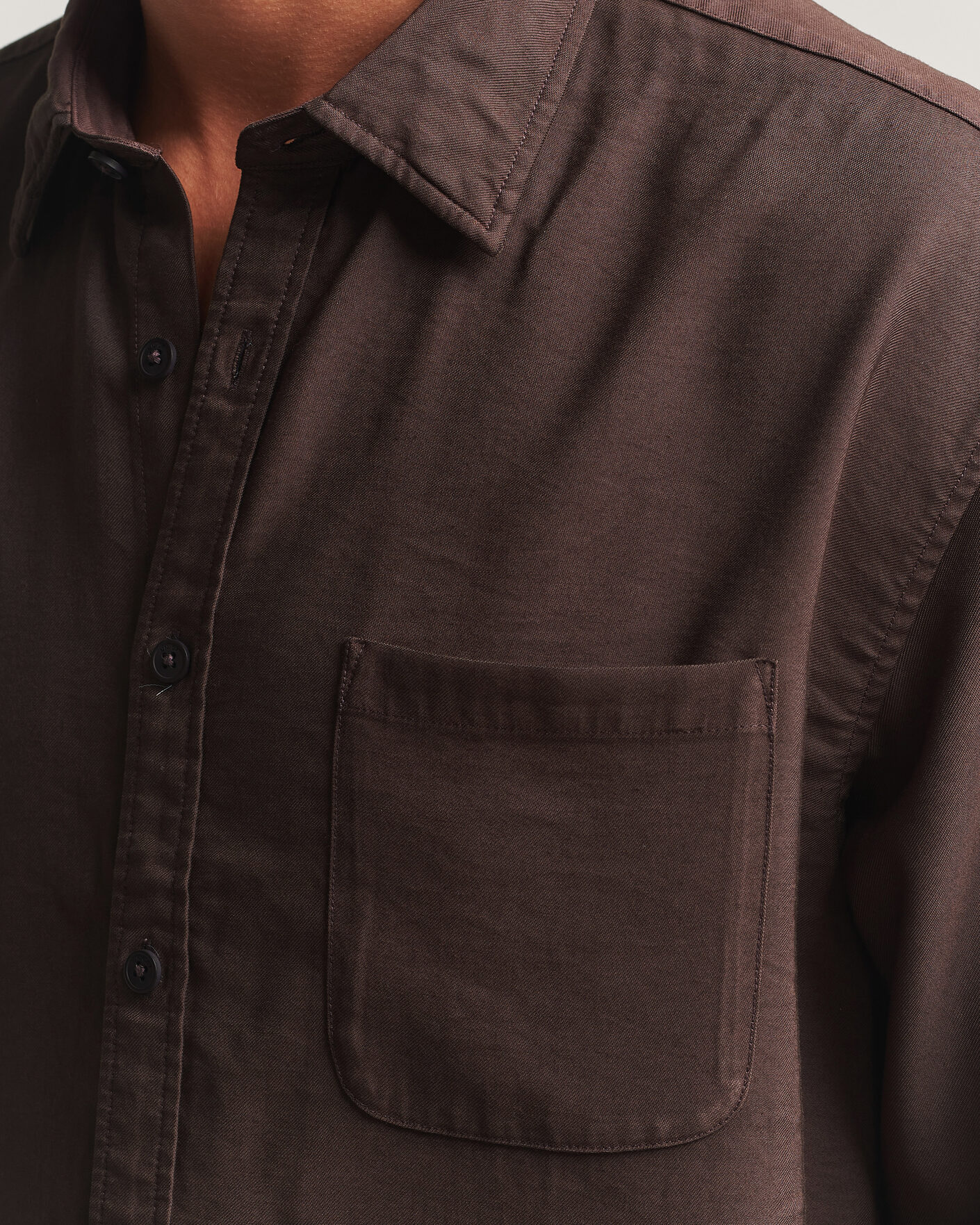 Herre | Skjorter | NN07 | Deon Viscose Shirt Deep Truffle