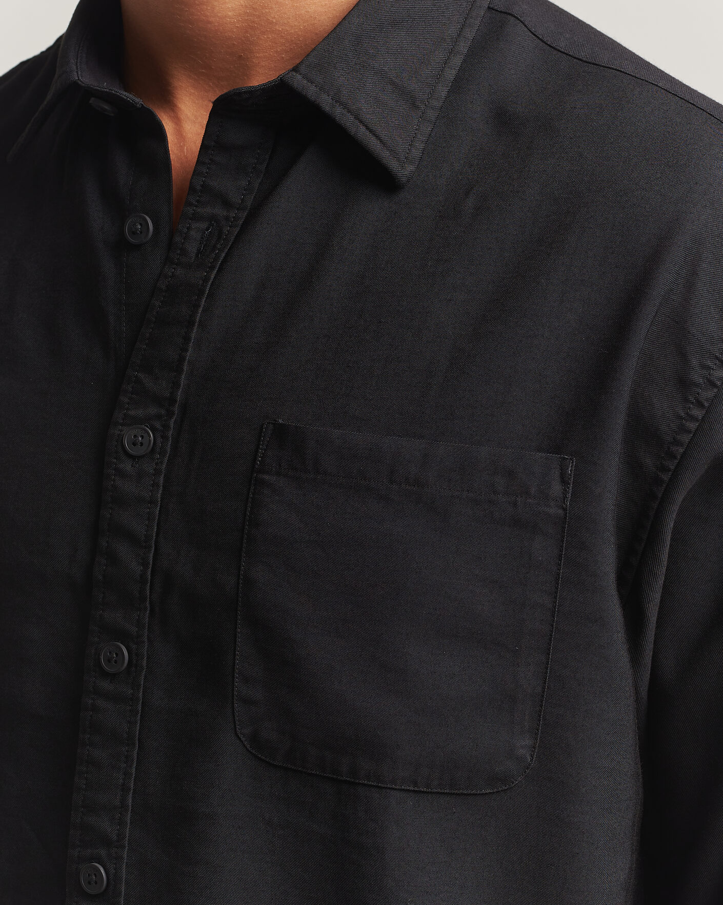 Herre | Skjorter | NN07 | Deon Viscose Shirt Black