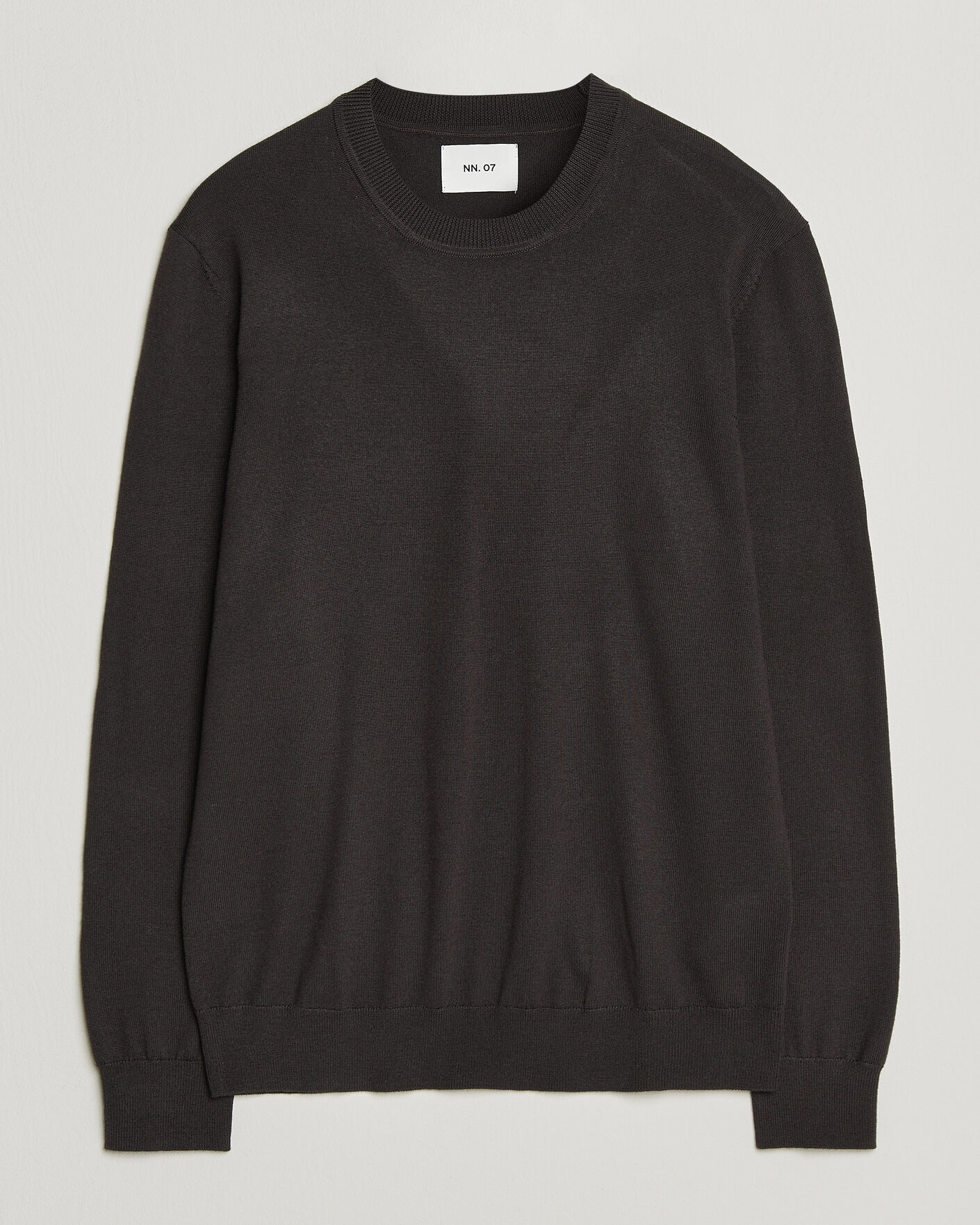 Herre | Gensere | NN07 | Ted Merino Crew Neck Pullover Deep Truffle