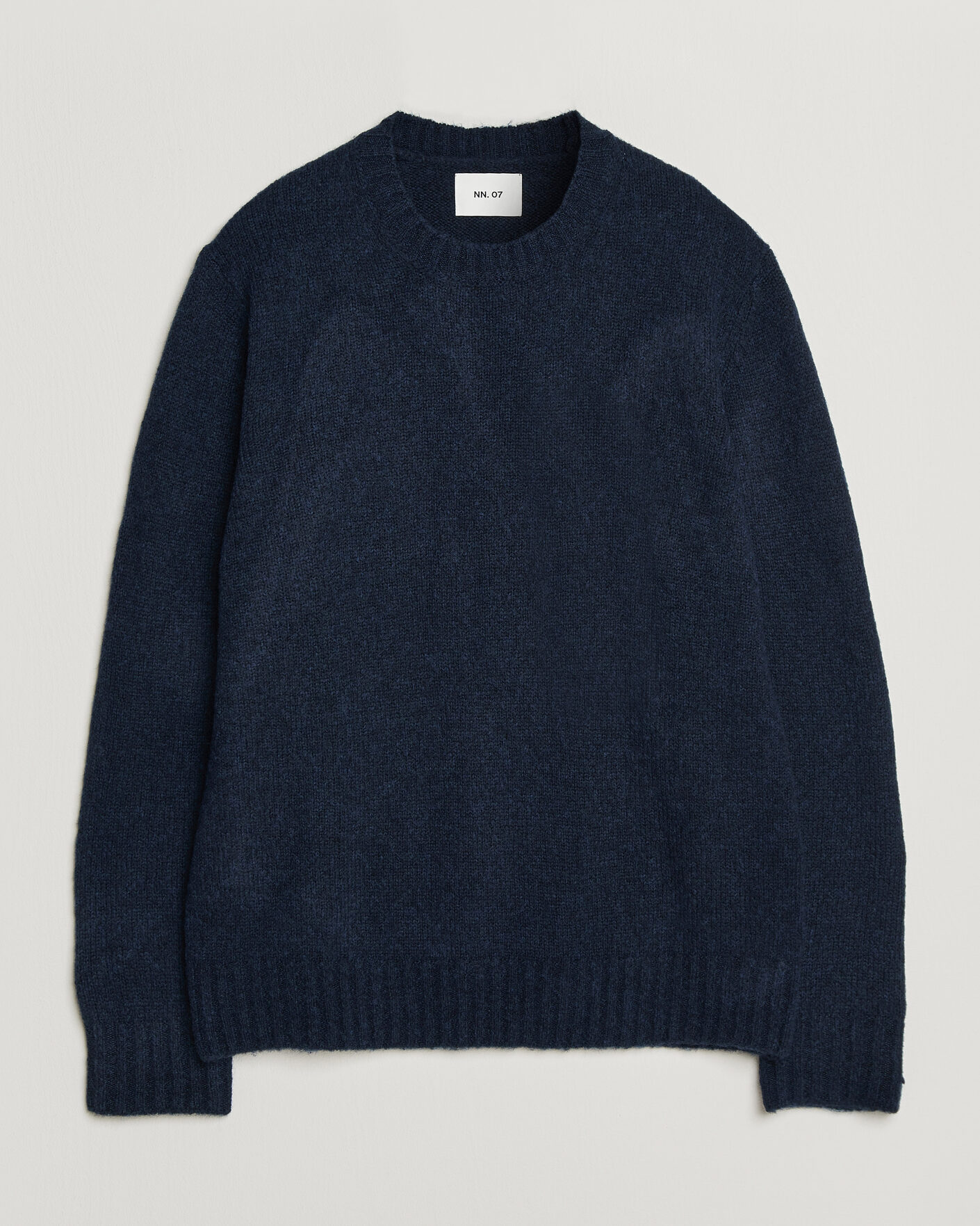 Herre | Gensere | NN07 | Lee Wool Knitted Sweater Navy Blue